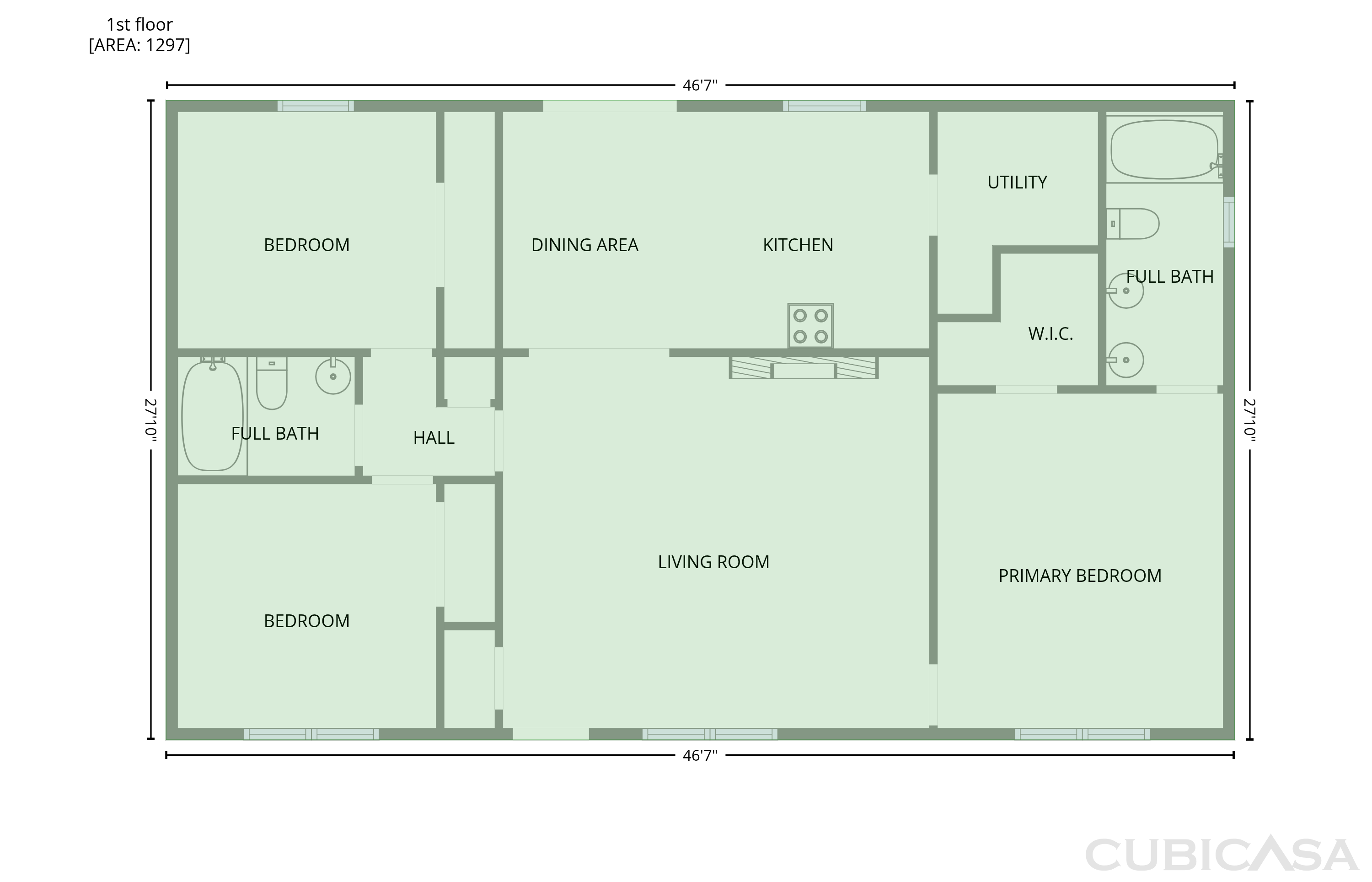 Main Floor of 307 Rhea Rd, York, SC
