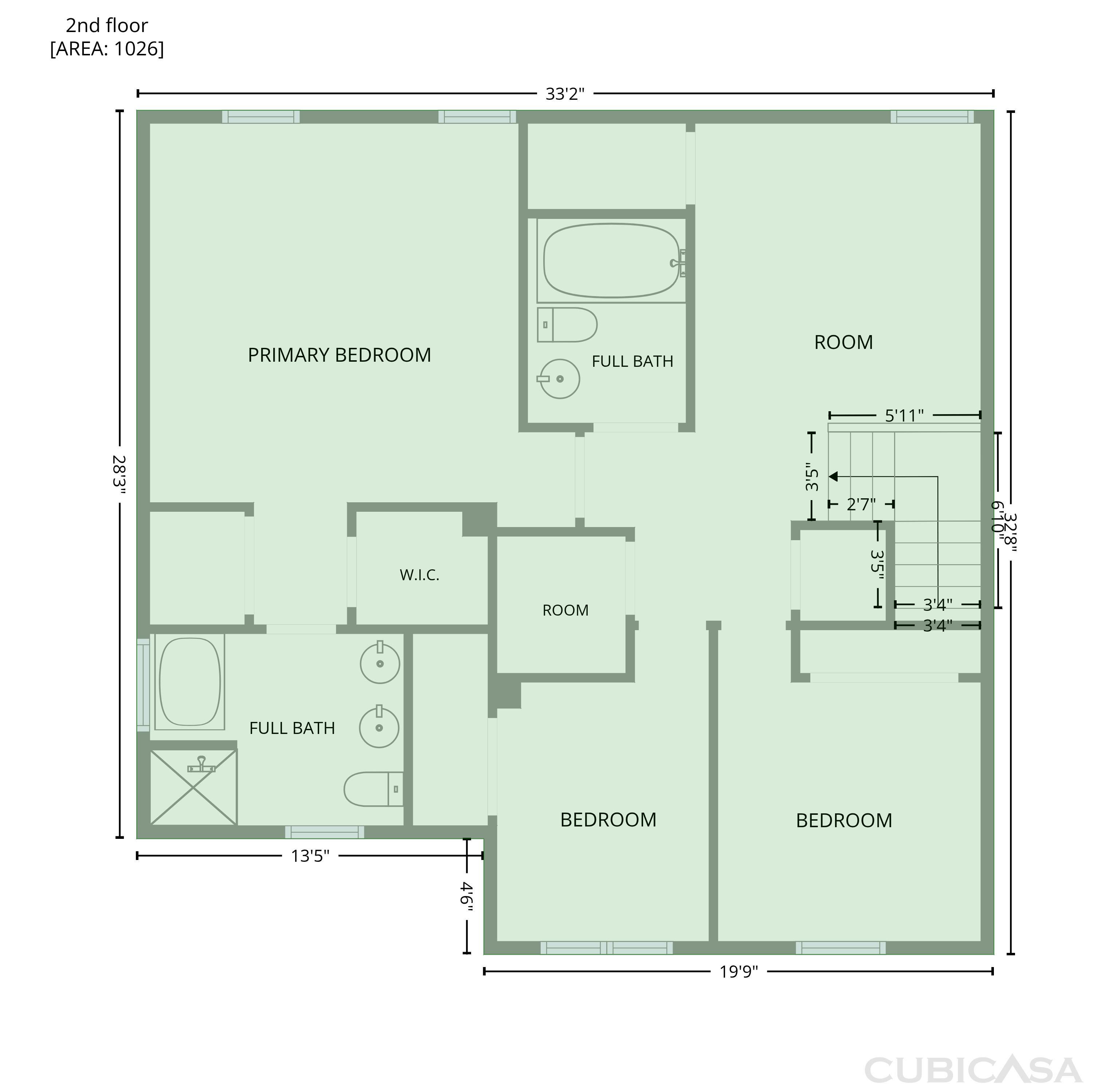Second Floor of 112 Rockbridge Ct, Kernersville, NC