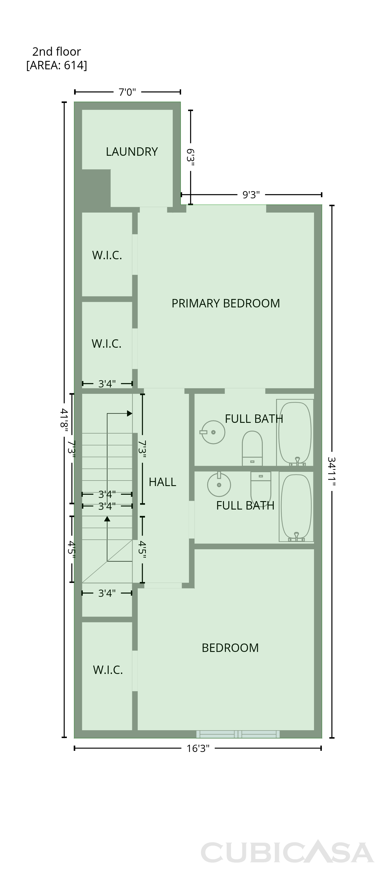 Second Floor of 59 Hidden Springs Rd, Spartanburg, SC