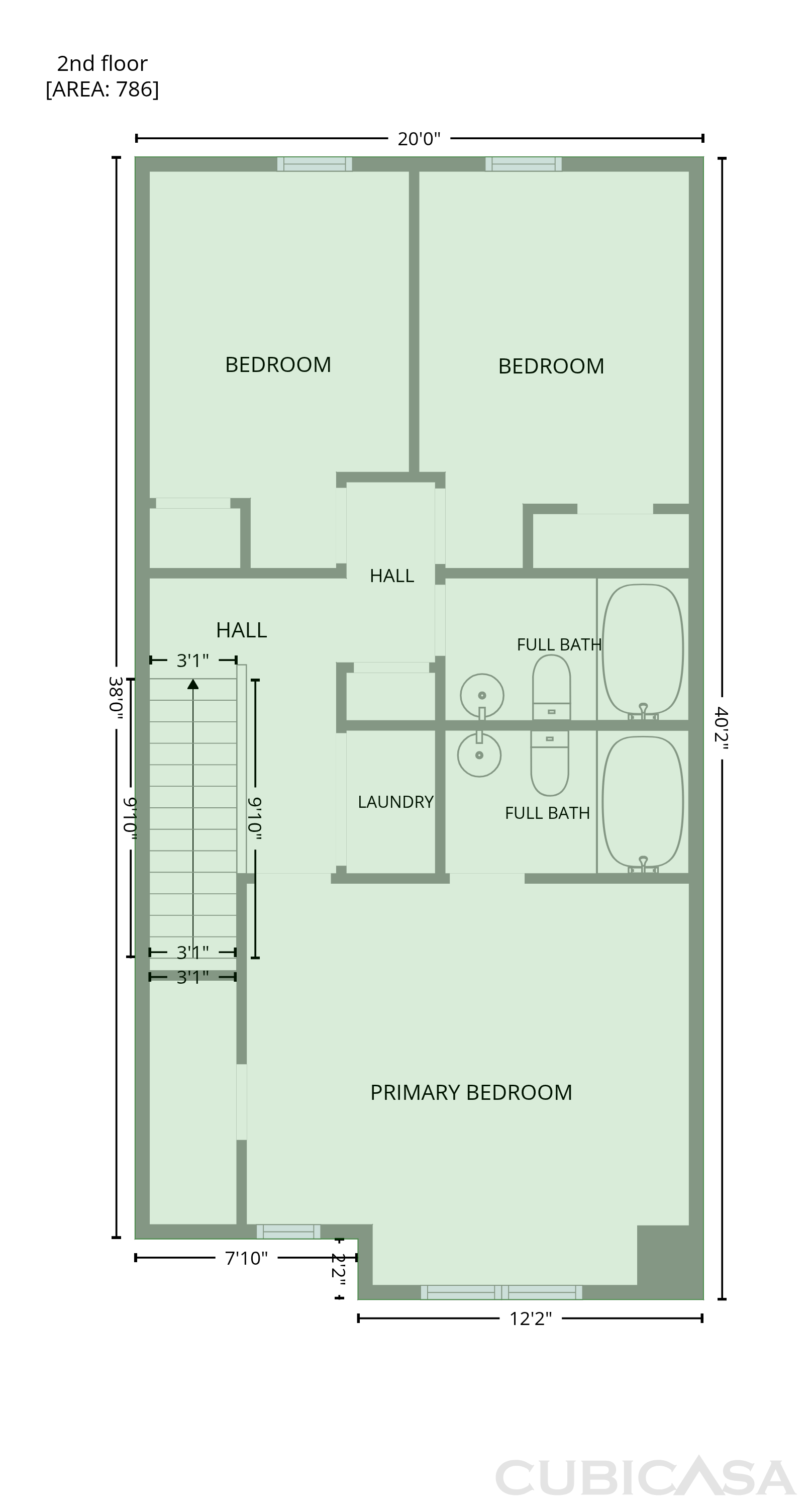Second Floor of 7202 Gotland St, Union City, GA