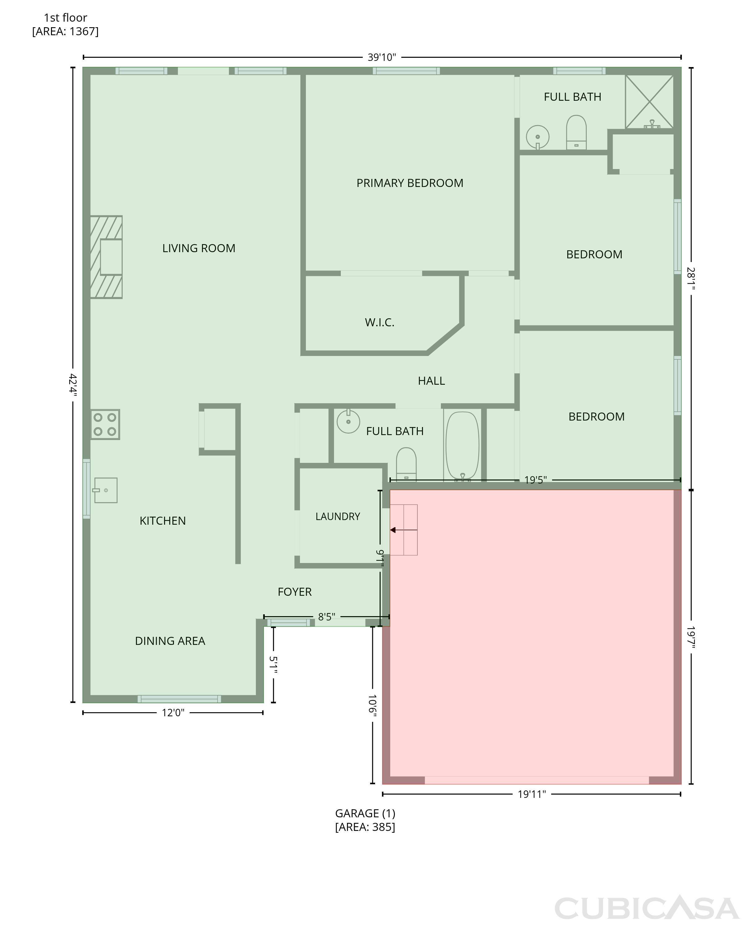 Main Floor of 140 W 13th St, Lafayette, OR