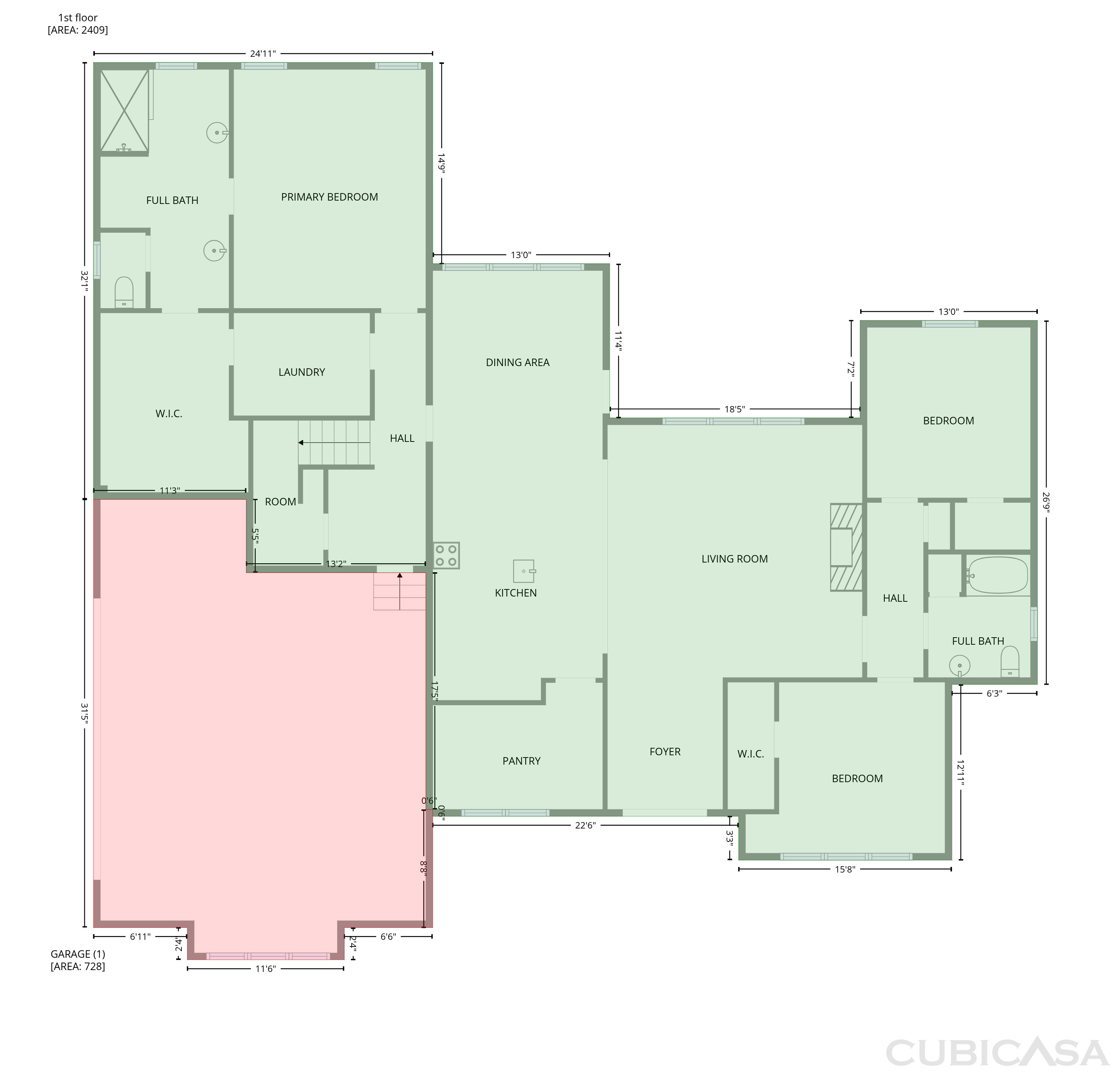 Main Floor of 285 Eagle Creek Rd NW, Cleveland, TN