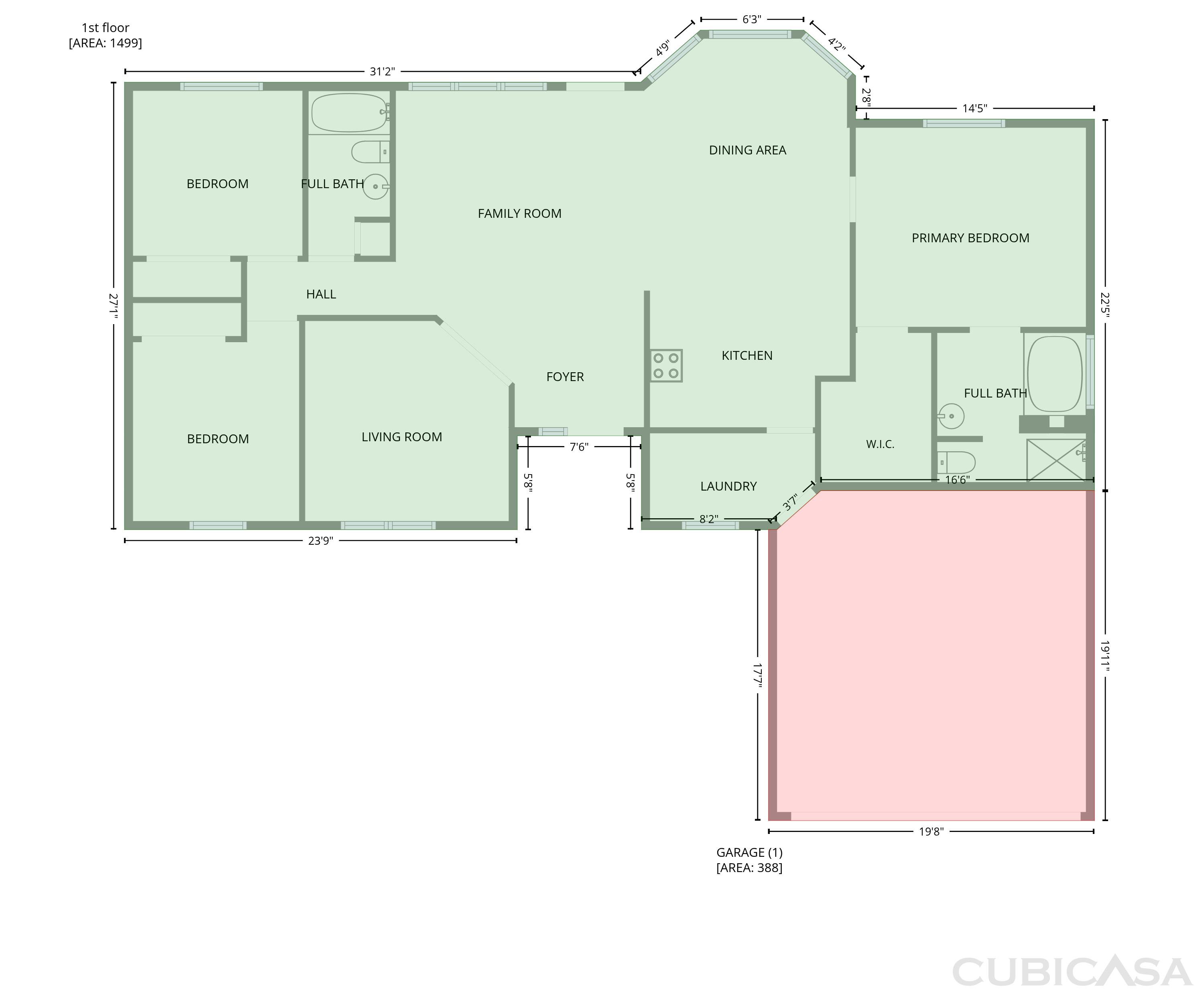 Main Floor of 1910 Basinger Ave SW, Palm Bay, FL
