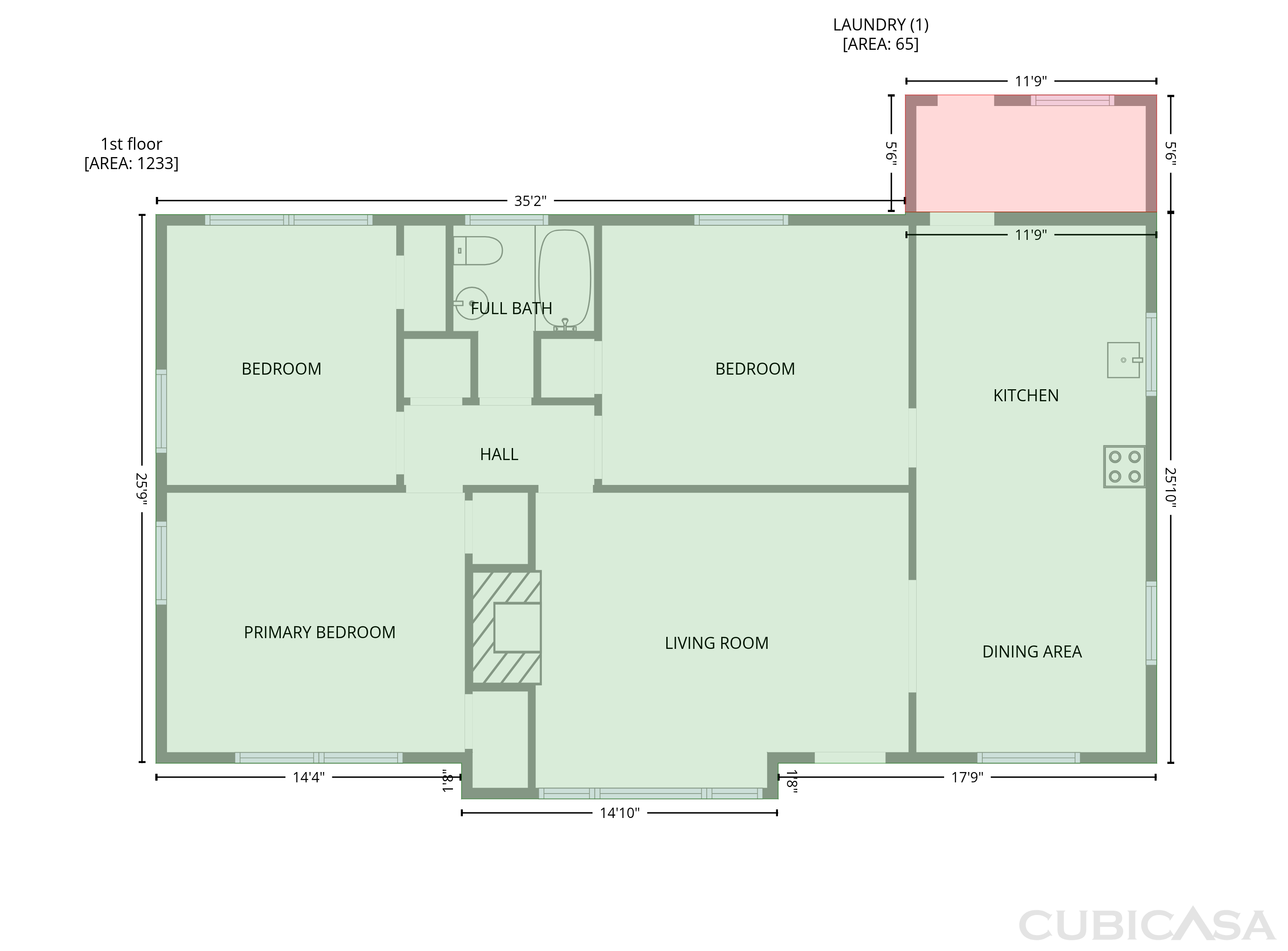 Main Floor of 840 Decatur St, West Columbia, SC