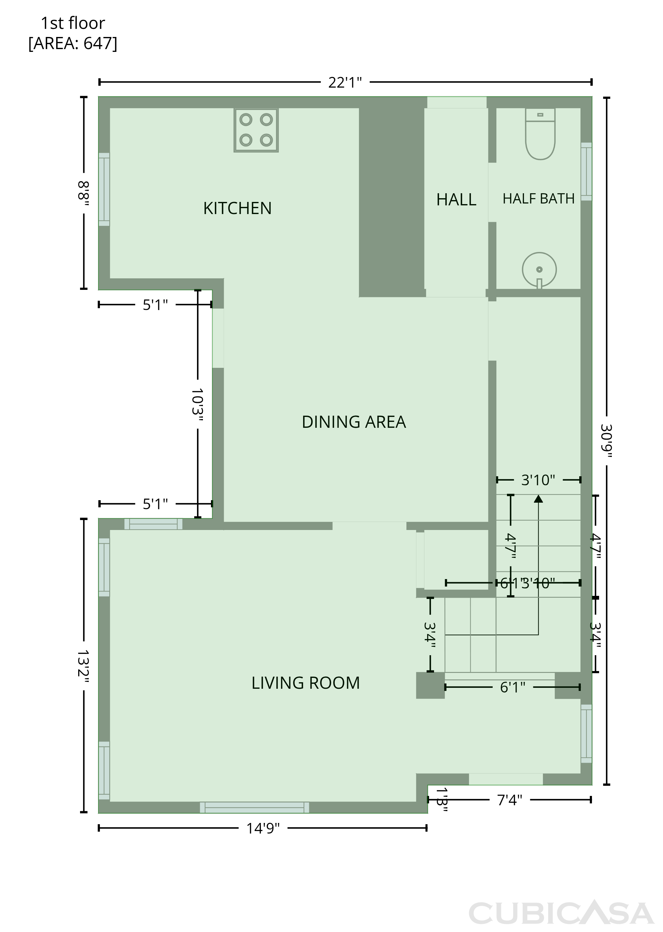 Main Floor of 7962 Carraway Dr, Antelope, CA