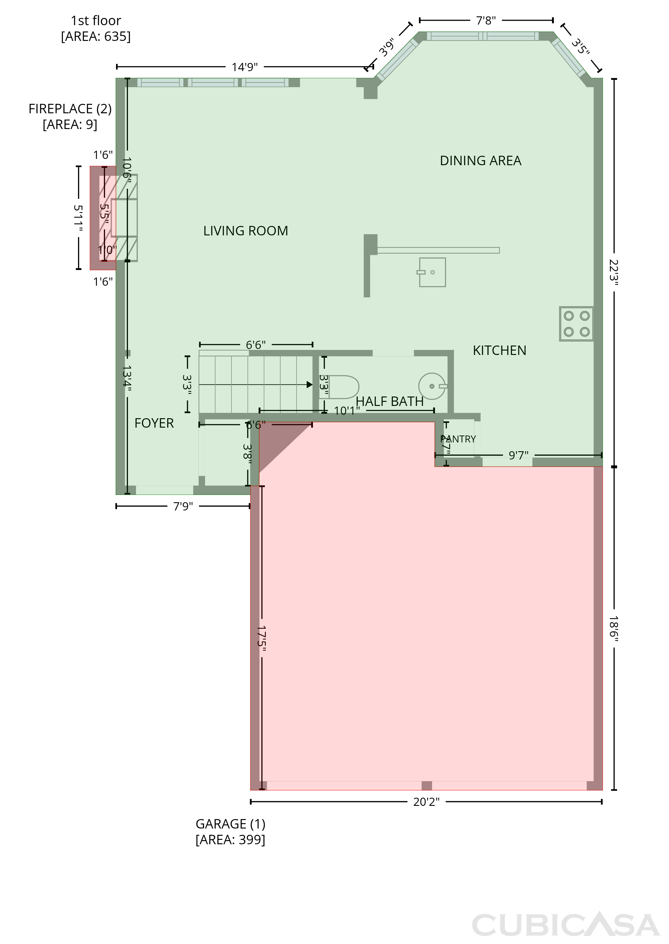 Main Floor of 2003 Woodsdale Dr, Durham, NC