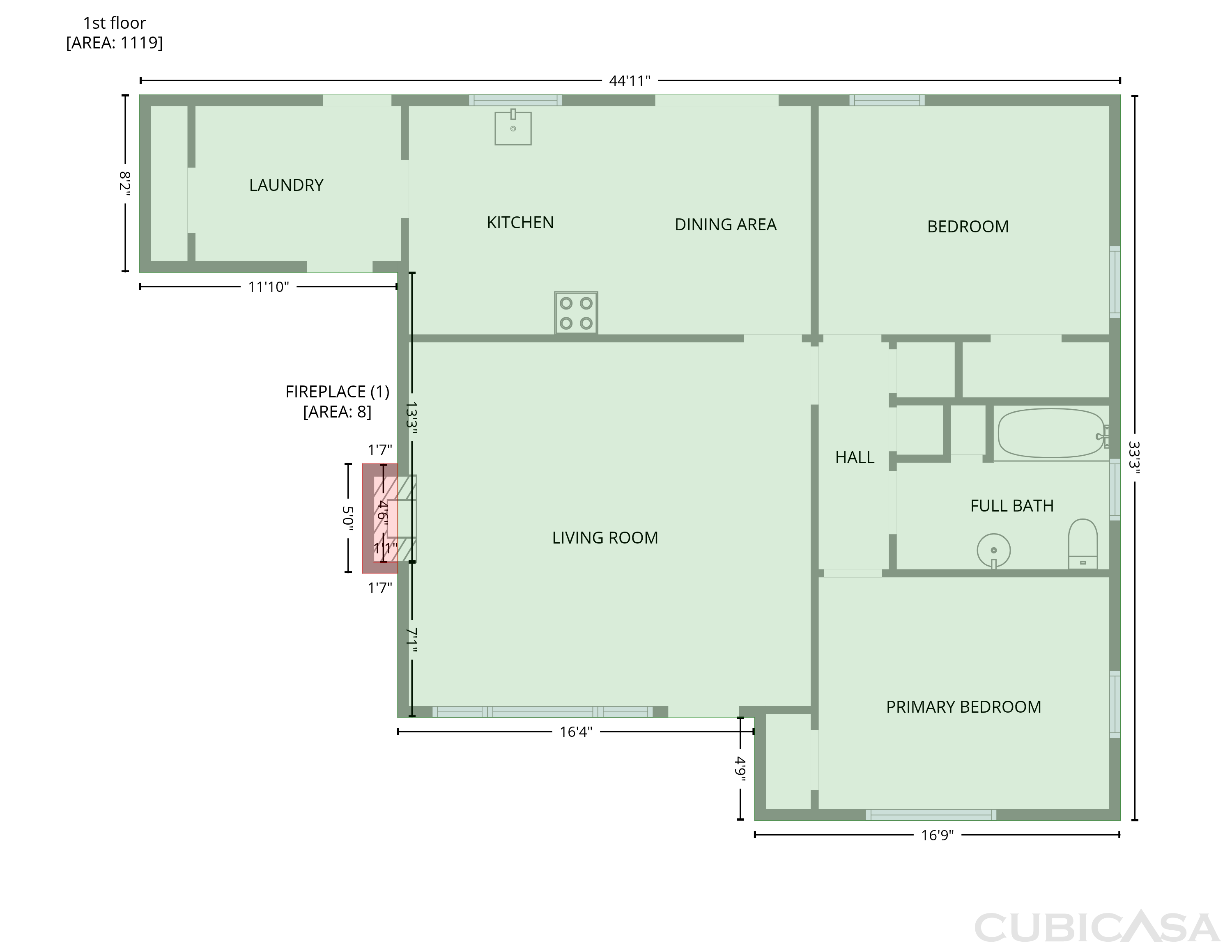 Main Floor of 719 N Crescent Ave, Lodi, CA