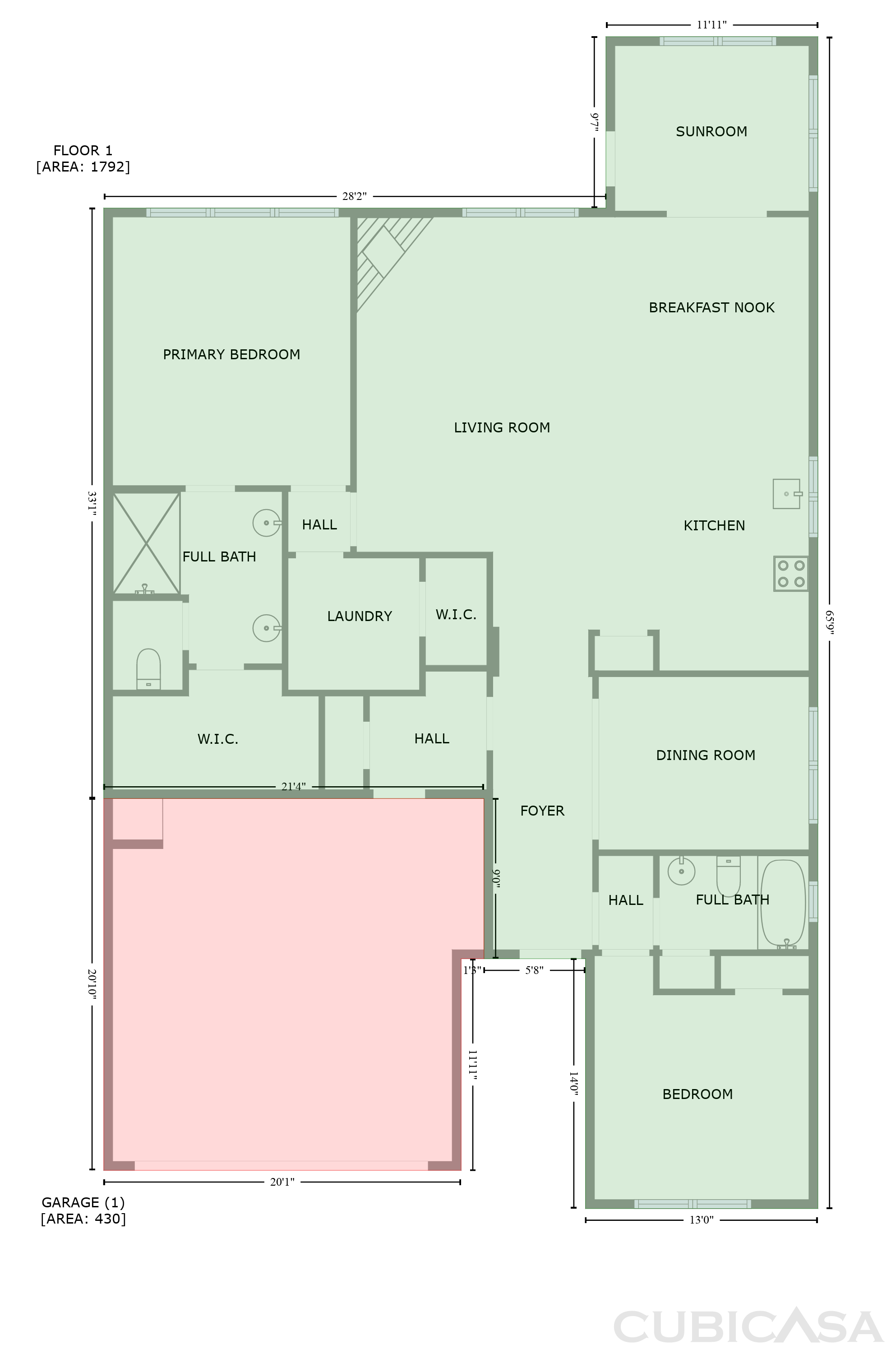 Main Floor of 2838 Menton Rd SW, Powder Springs, GA