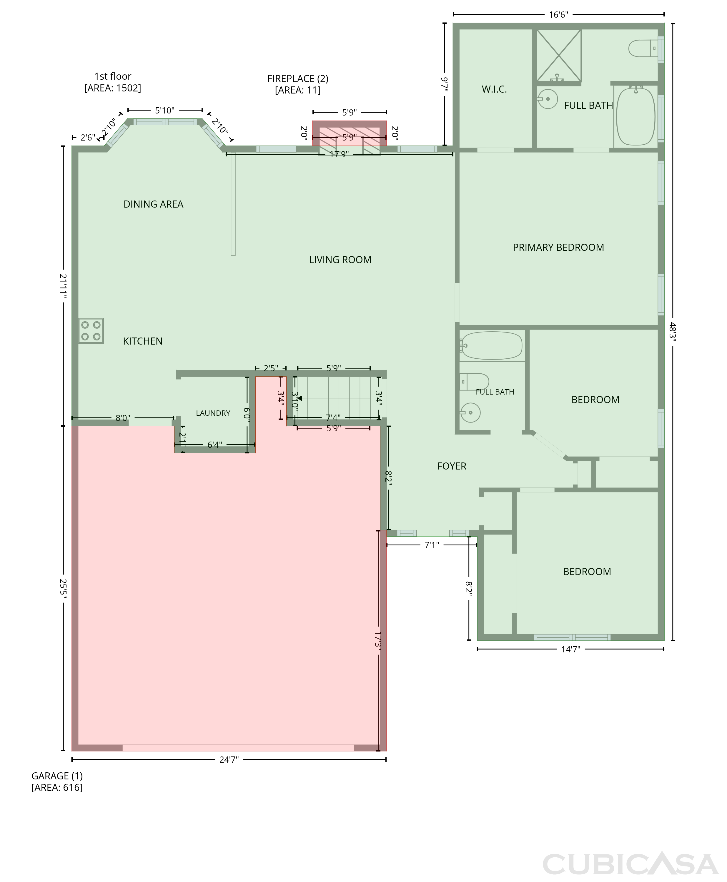 Main Floor of 161 Bennington Dr, Raeford, NC