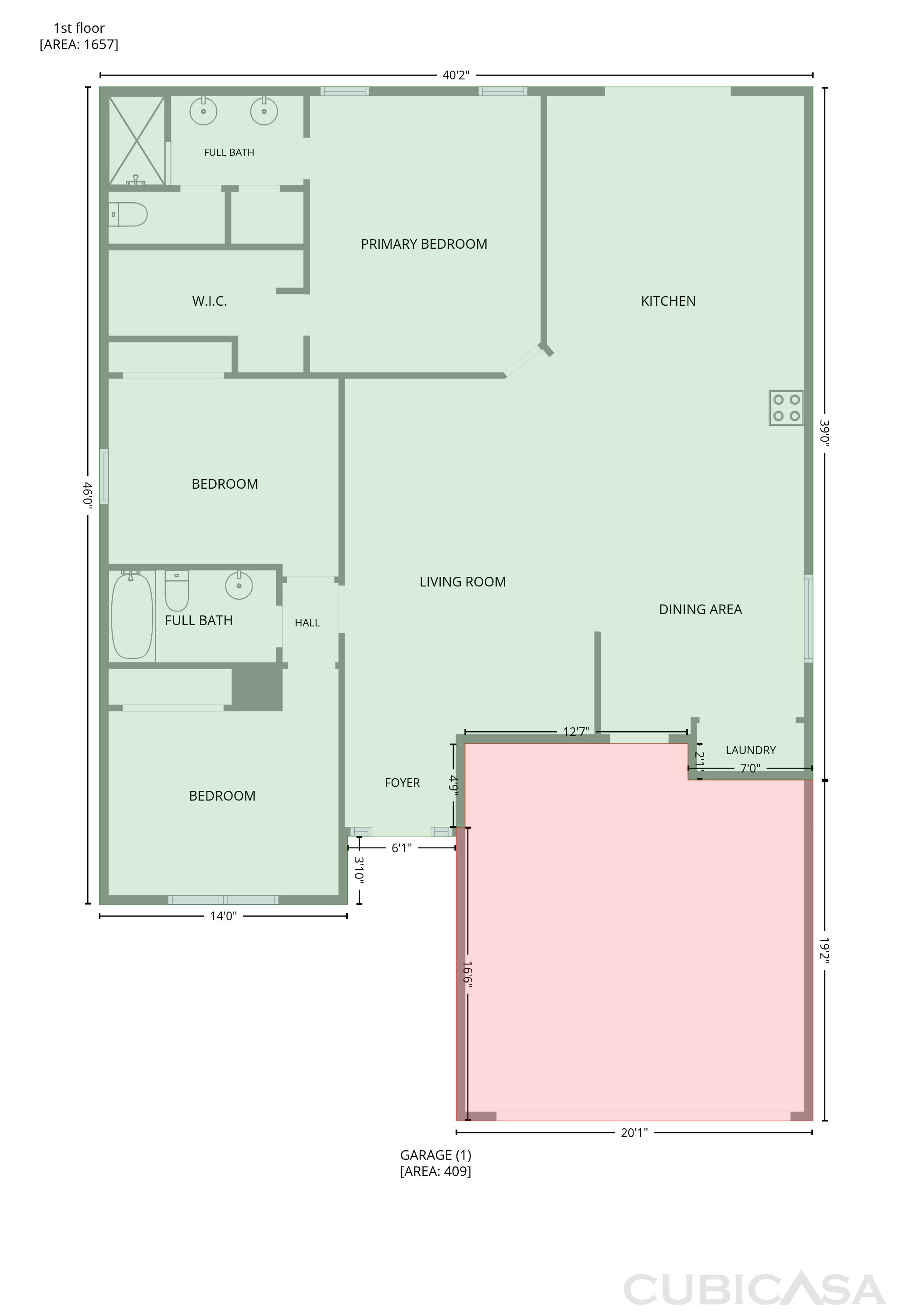 Main Floor of 6026 Fillyside Trl, Jacksonville, FL
