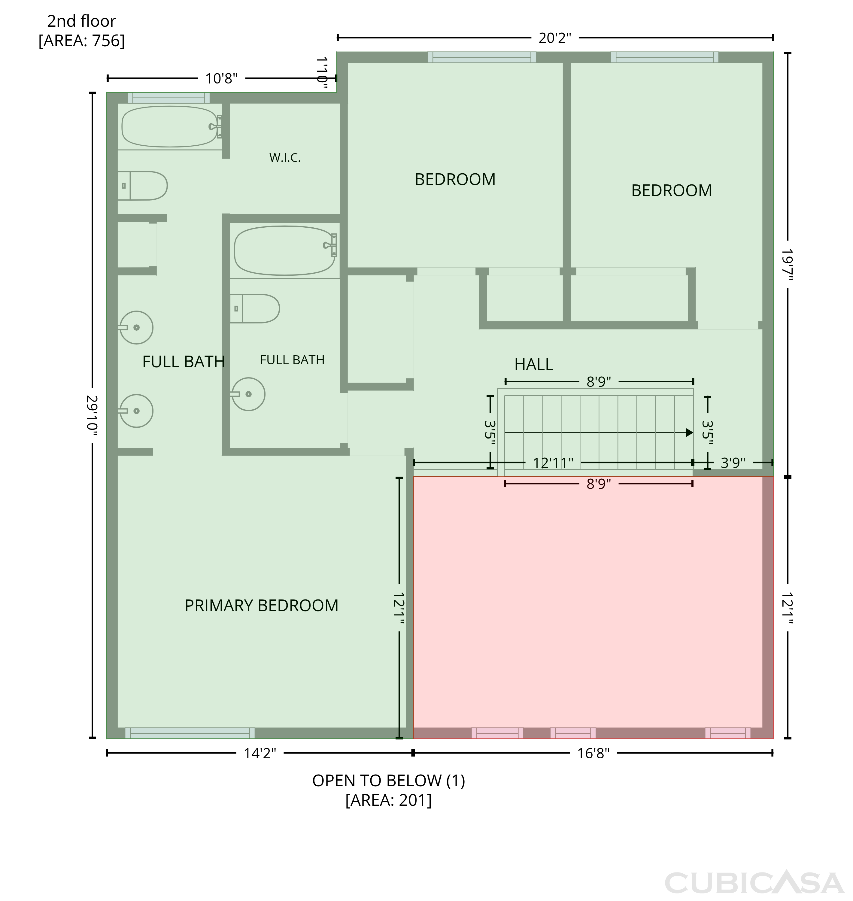 Third Floor of 4571 Sunnyhill Dr, Colorado Springs, CO