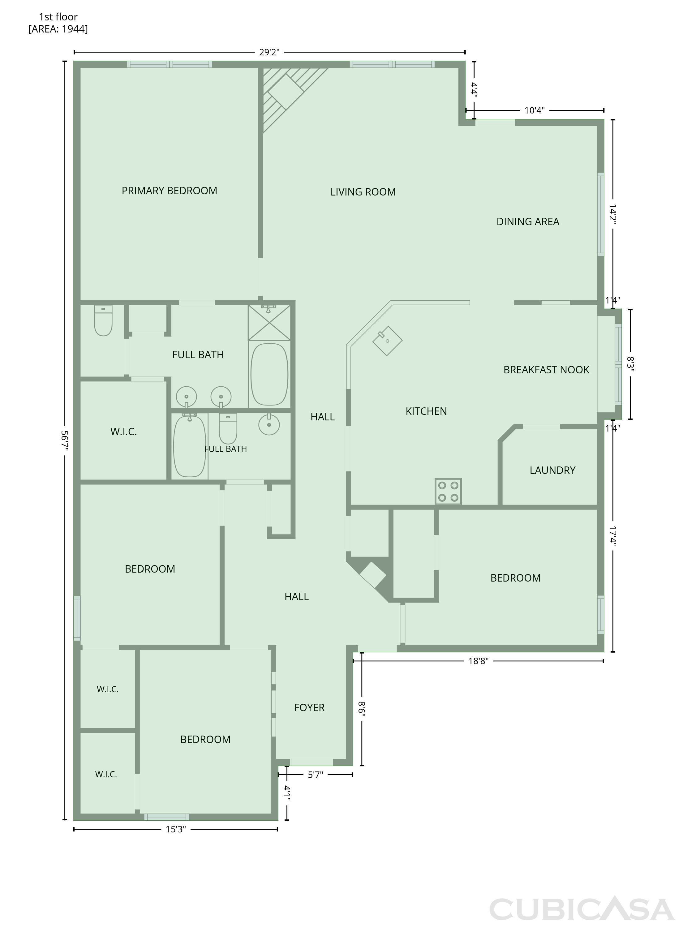 Main Floor of 5327 Lake Gardens Dr, Grand Prairie, TX