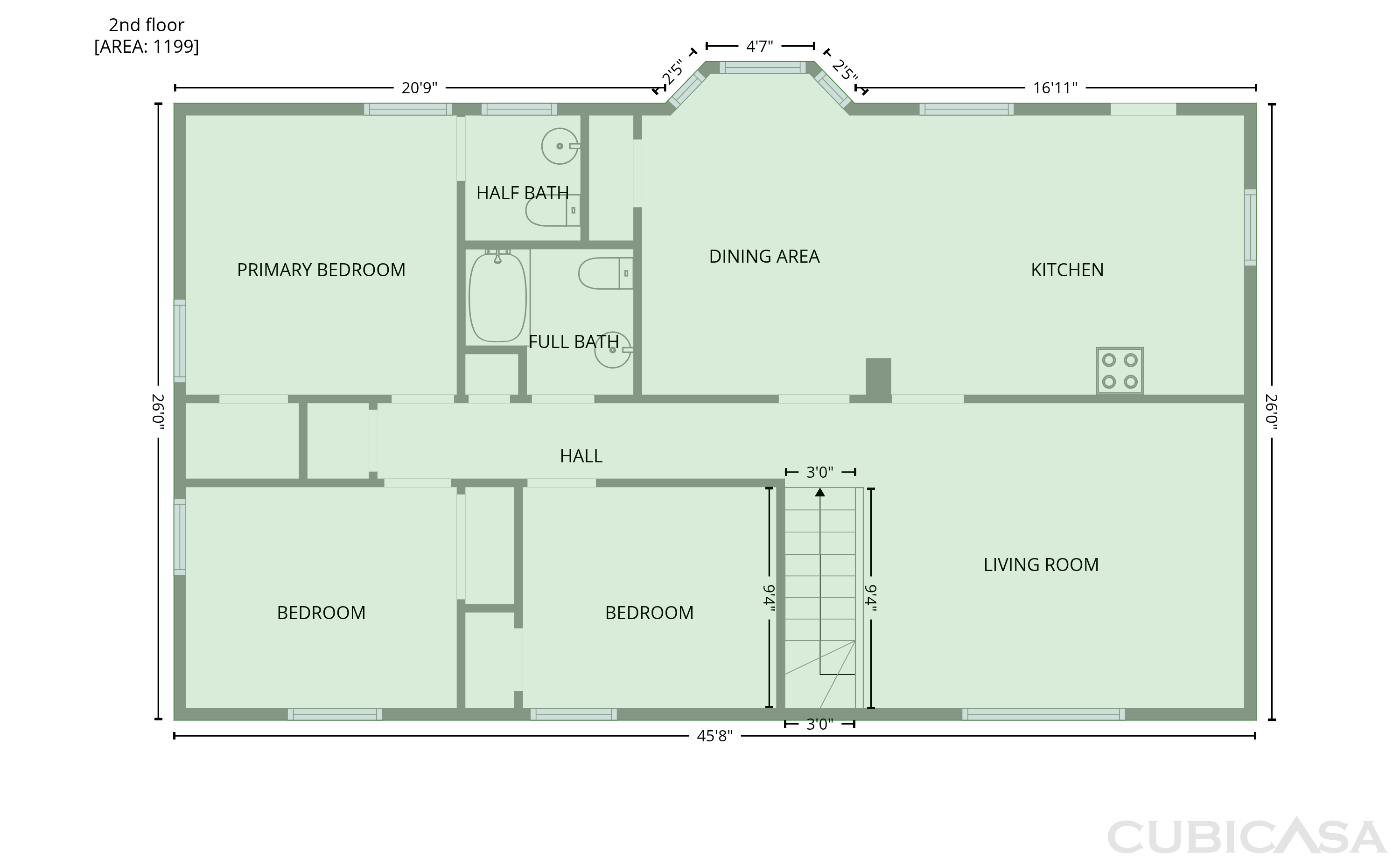 Second Floor of 1913 NE Grant Cir, Blue Springs, MO