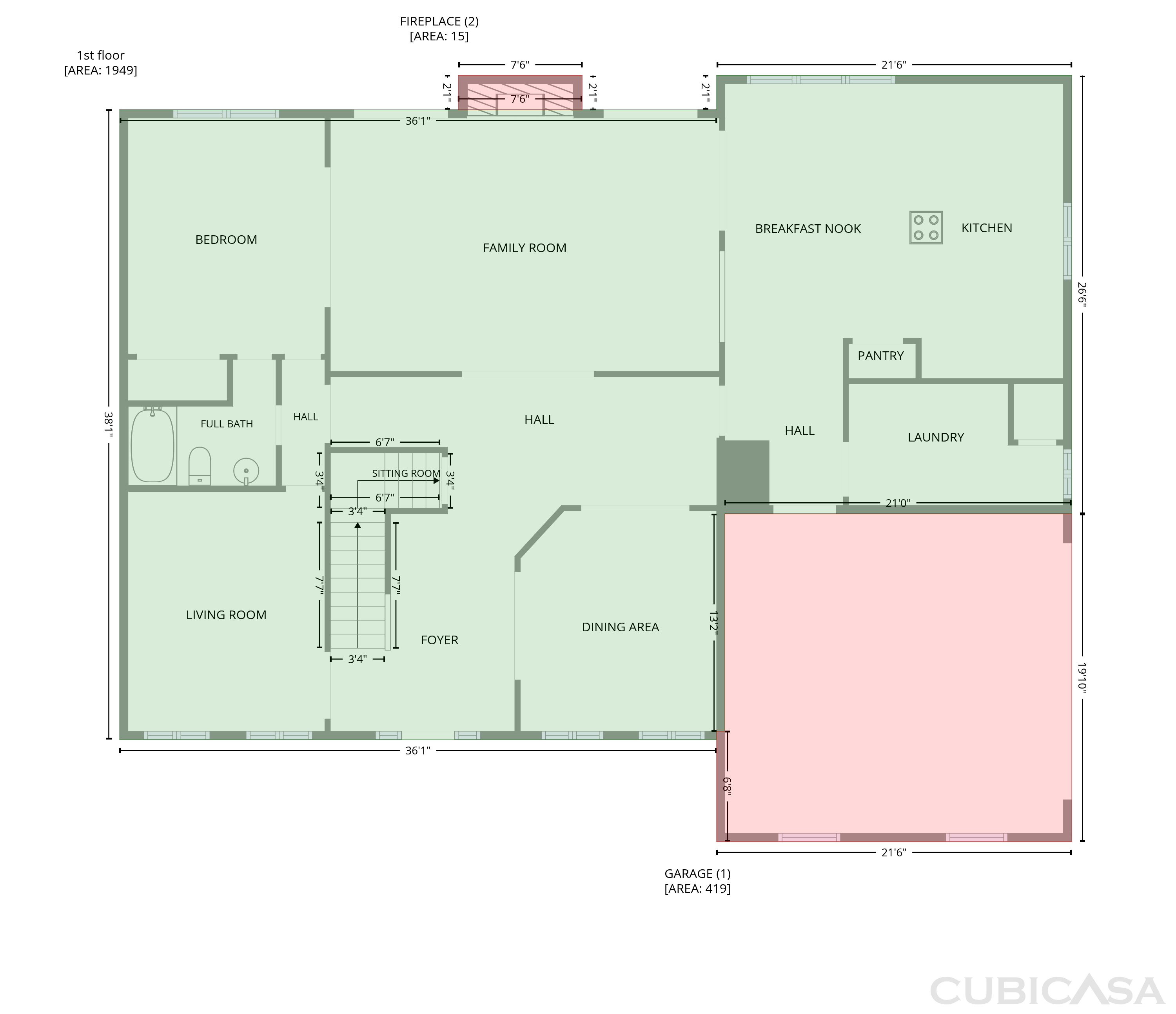 Second Floor of 700 Leeds Garden Ter, Alpharetta, GA