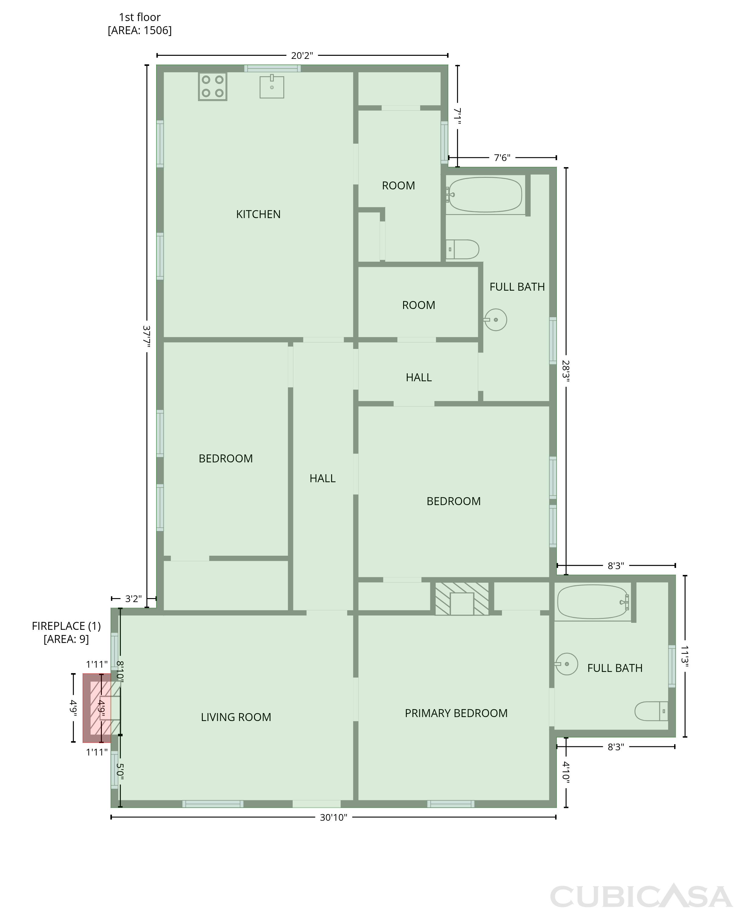 Main Floor of 35 Marsh Ave, Wadesboro, NC
