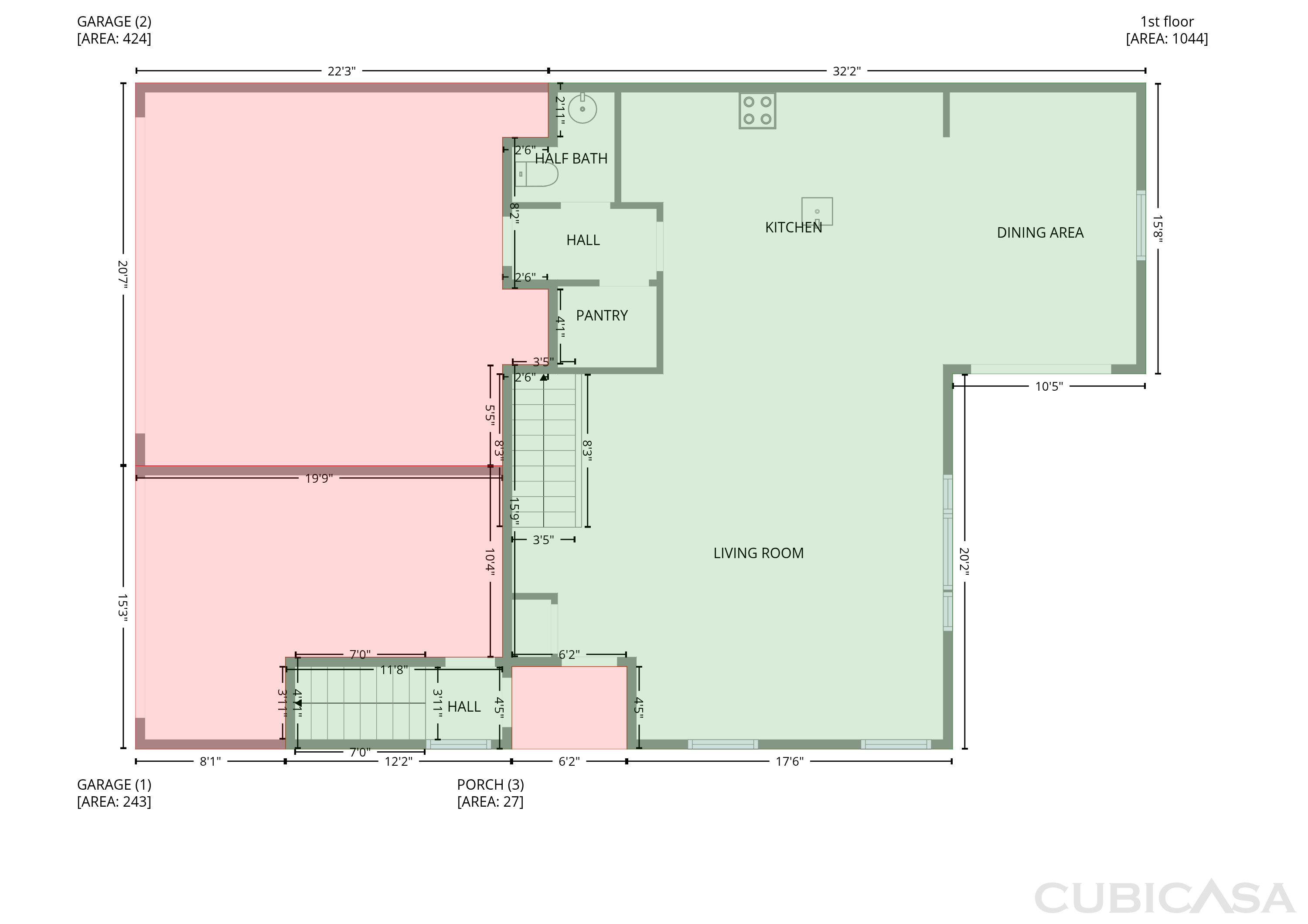 Main Floor of 408 N Palm Springs Way, Tracy, CA