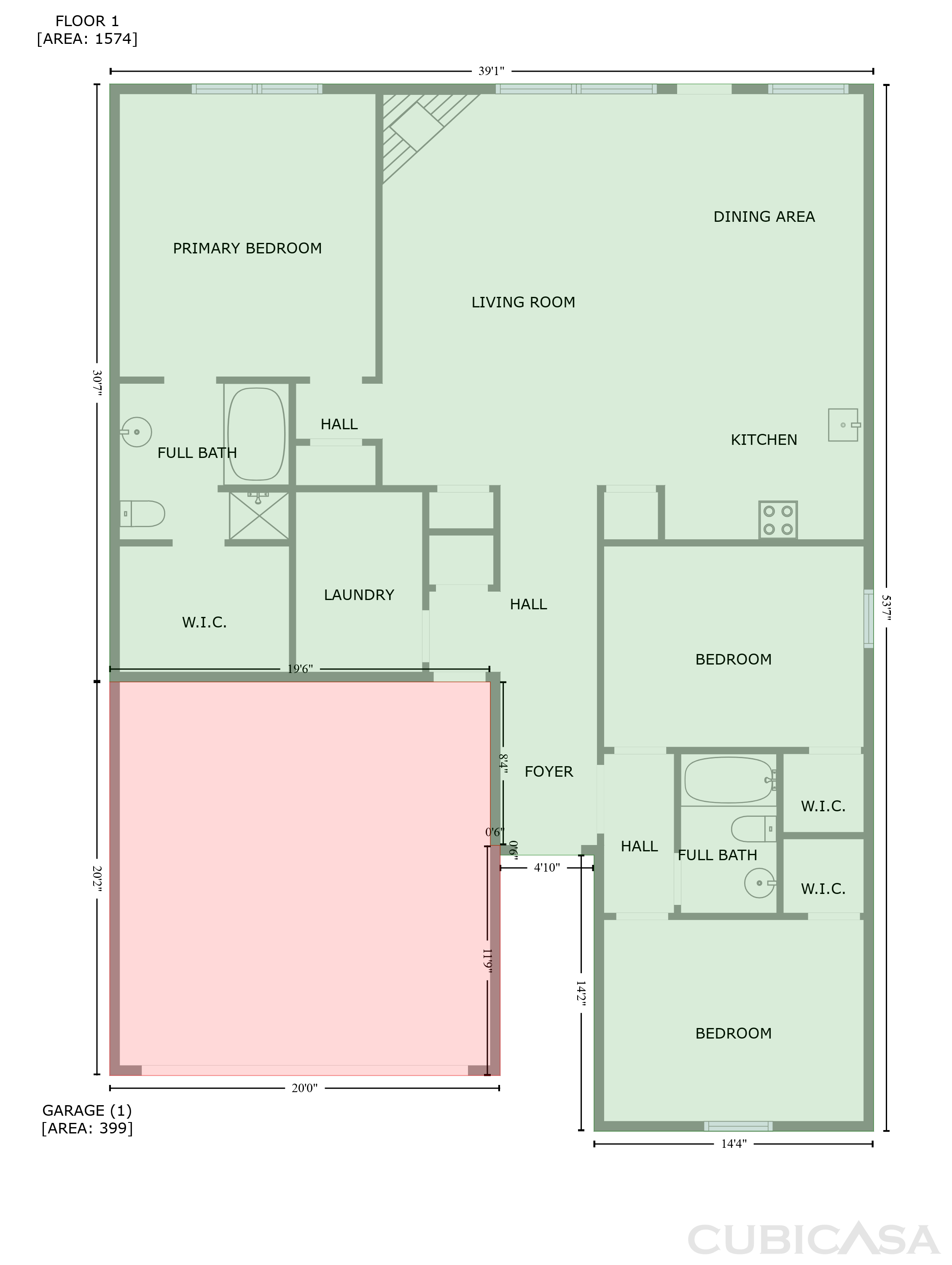 Main Floor of 8700 Navigation Dr, Fort Worth, TX