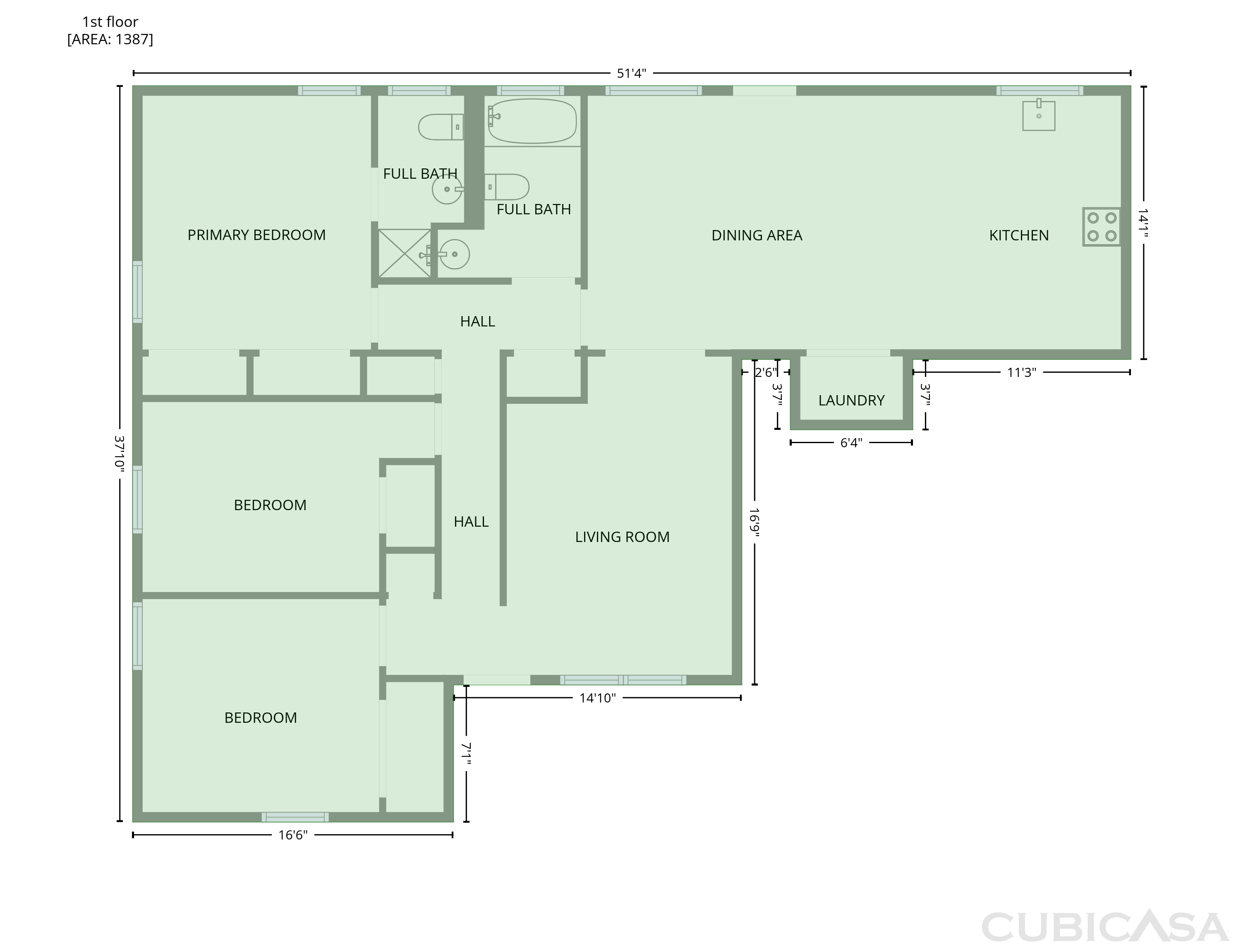Main Floor of 9618 Tamalpais Dr, Dallas, TX
