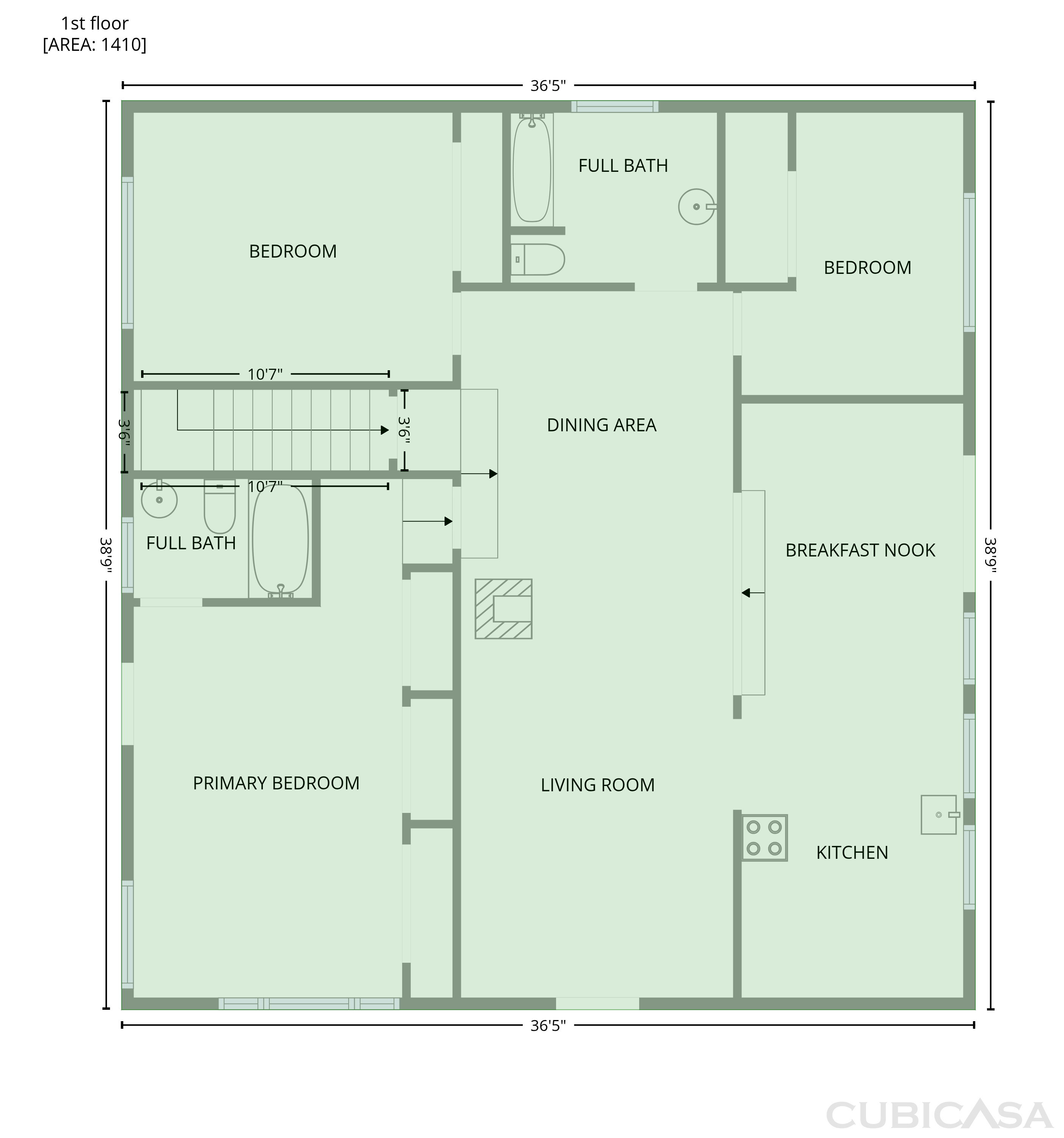 Second Floor of 155 Estates Dr, Ben Lomond, CA