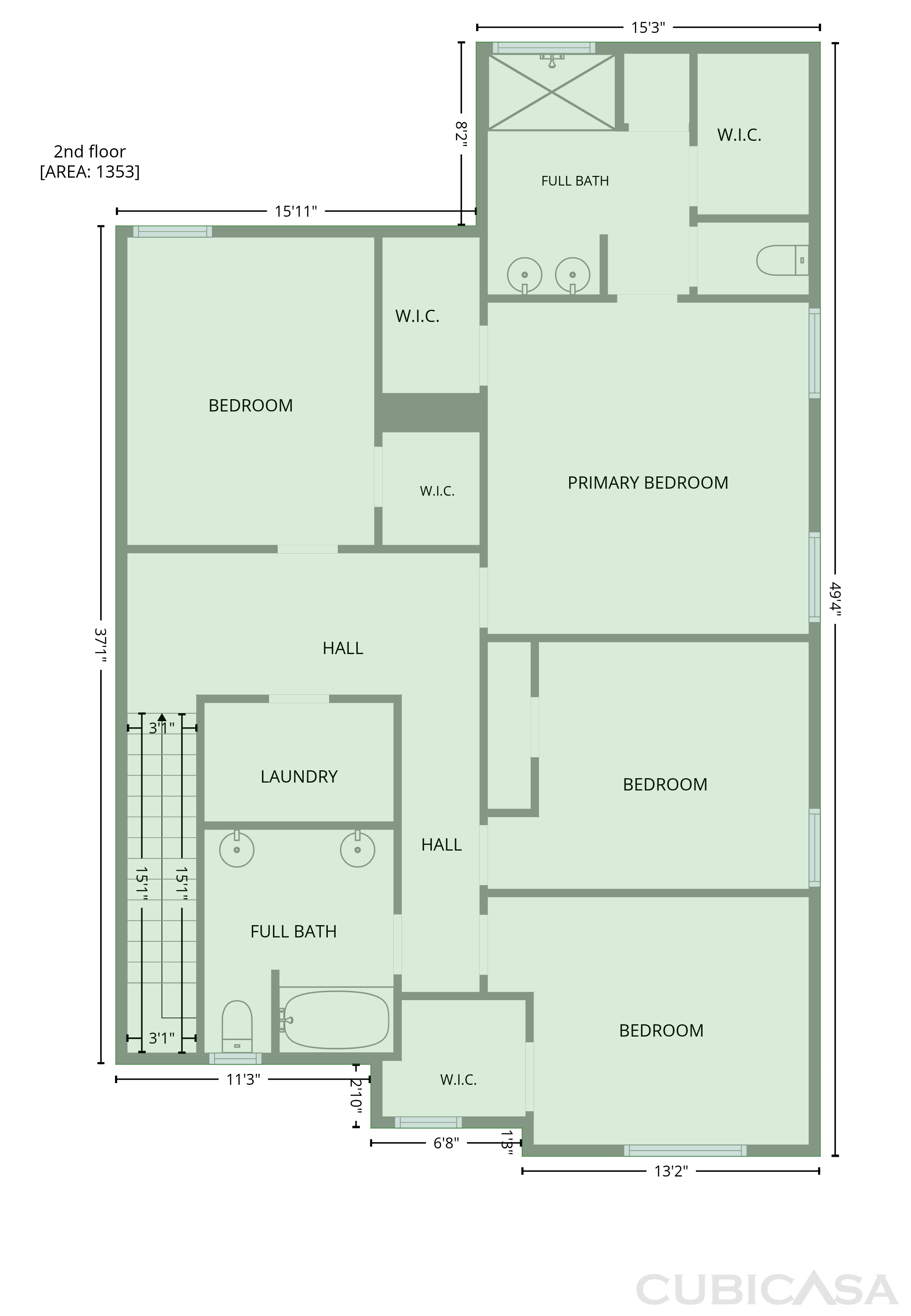 Second Floor of 535 Wheeler Rd, Demorest, GA
