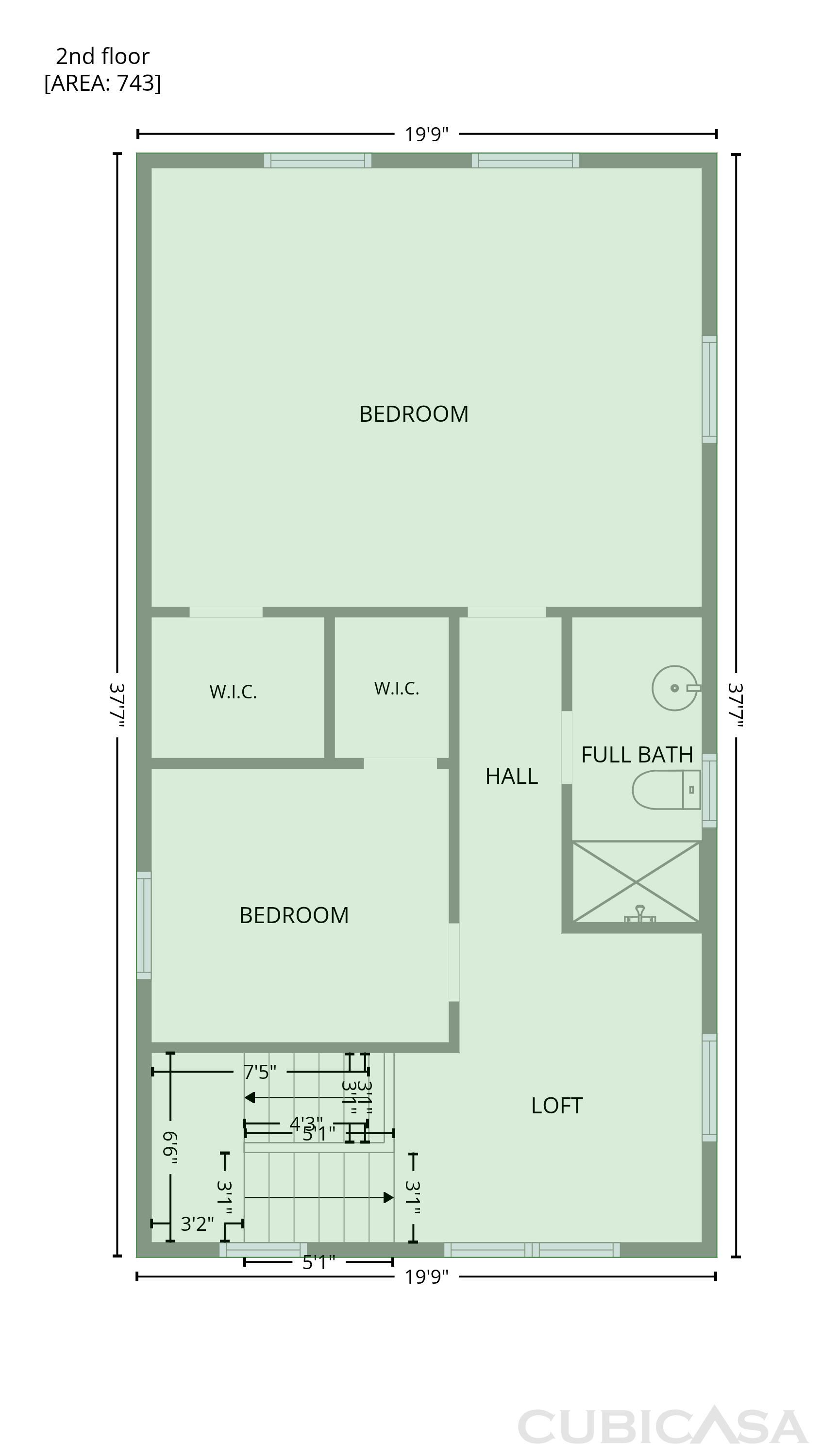 Third Floor of 7736 Woodlawn Ave, Pasadena, MD