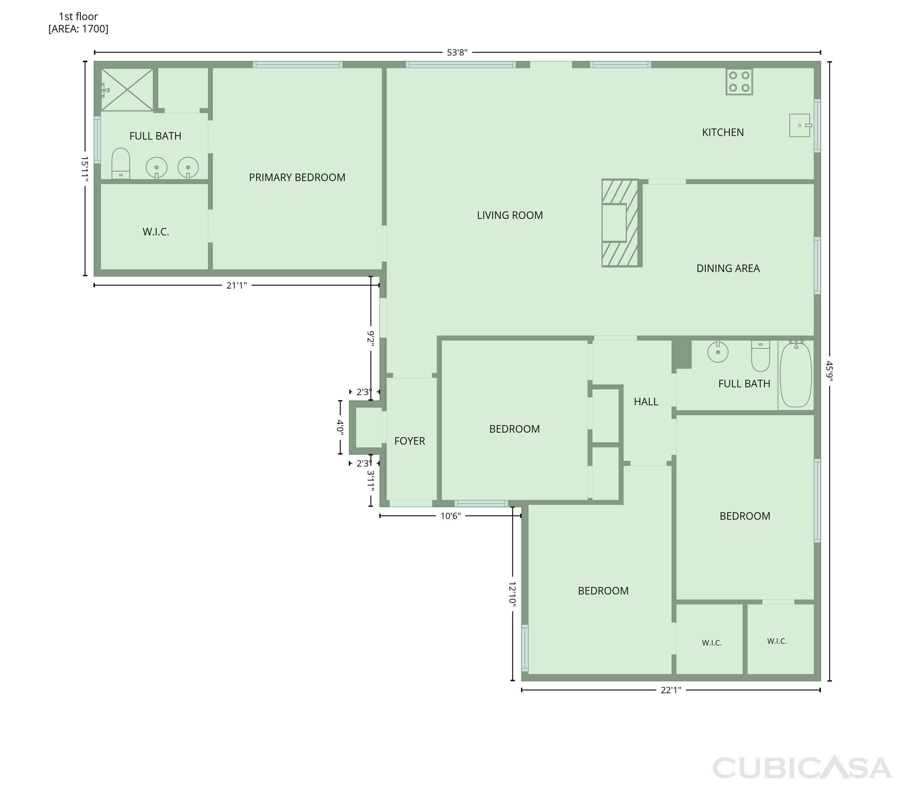 Main Floor of 609 Heather Ln, Friendswood, TX