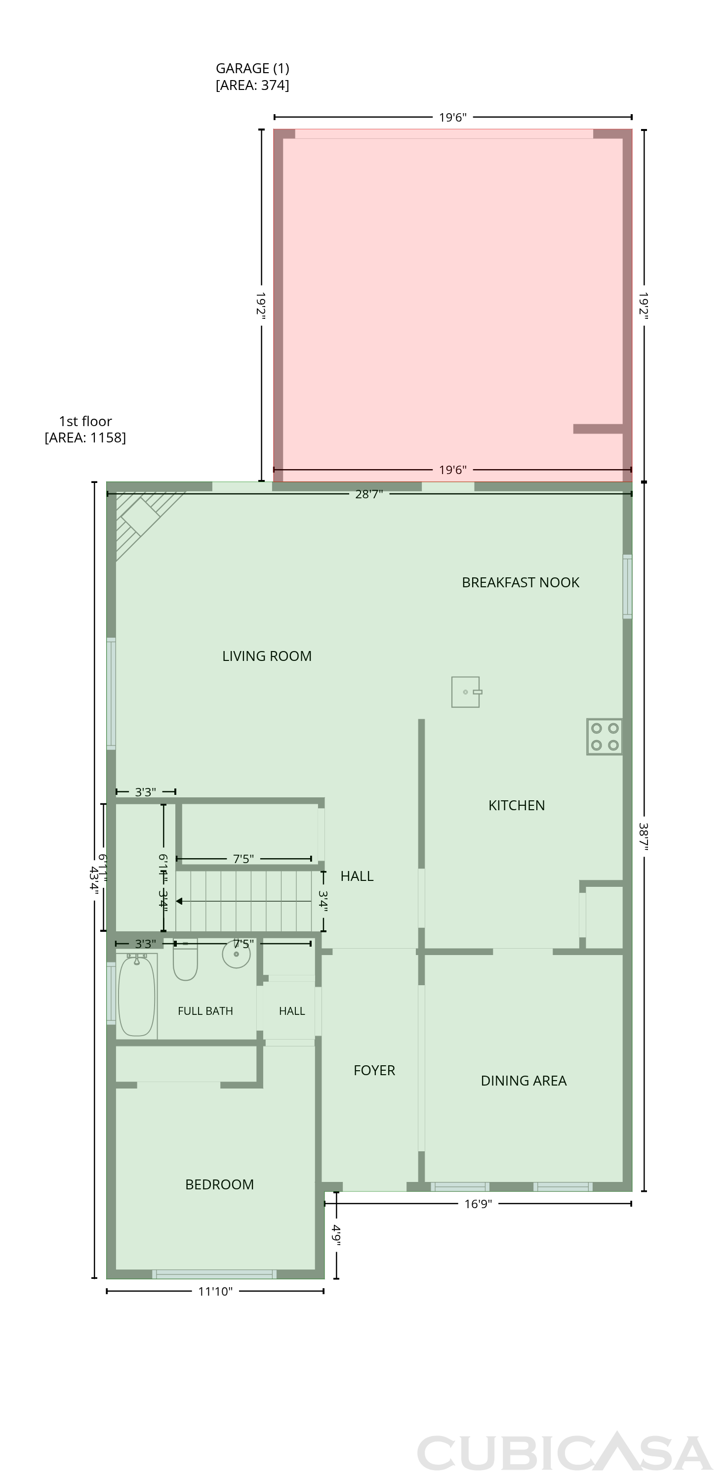 Main Floor of 8915 Cinder Ln, Huntersville, NC