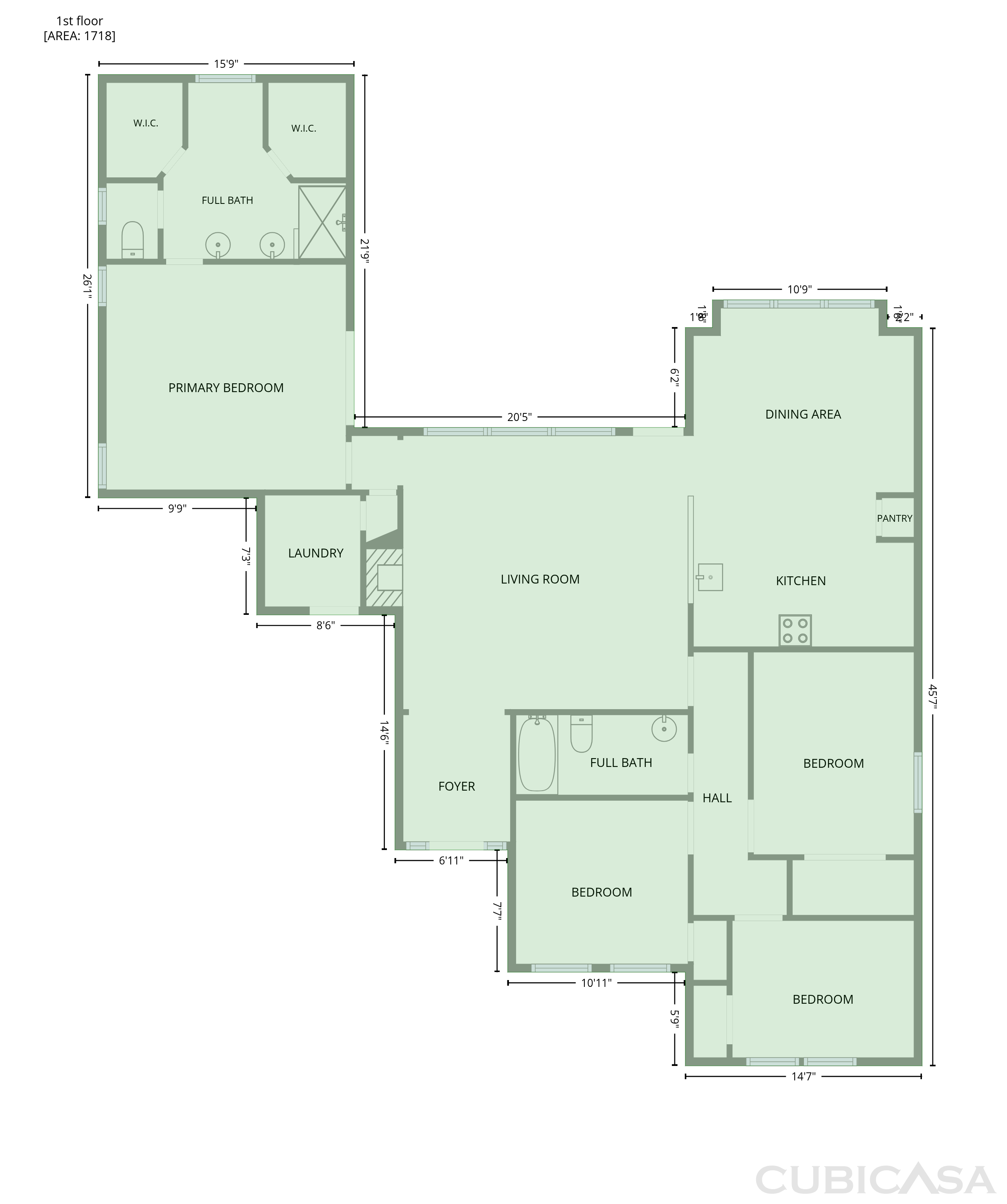 Main Floor of 1623 W Pleasant Dr, Midlothian, TX