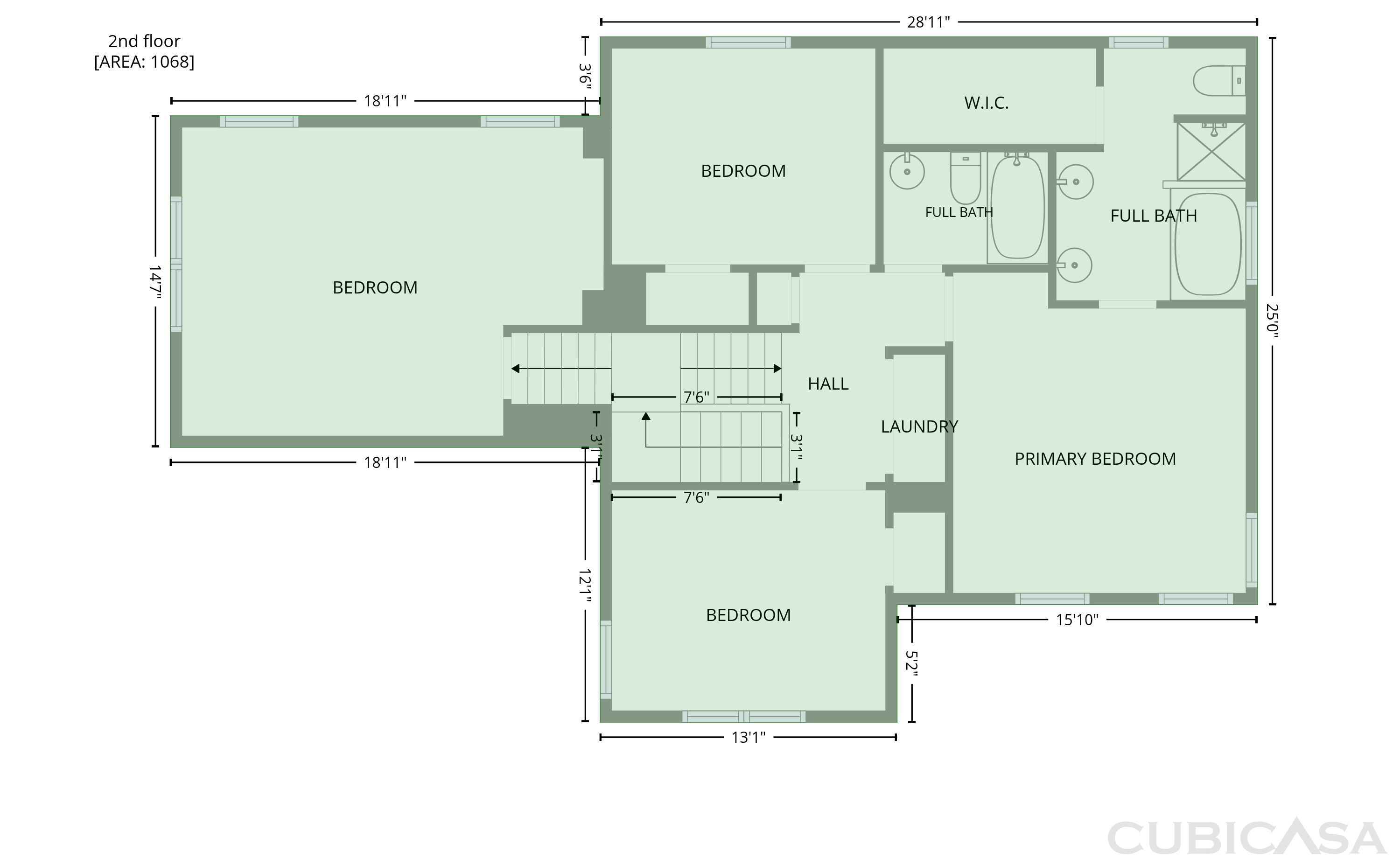 Second Floor of 8612 Coppergrove Dr, North Charleston, SC