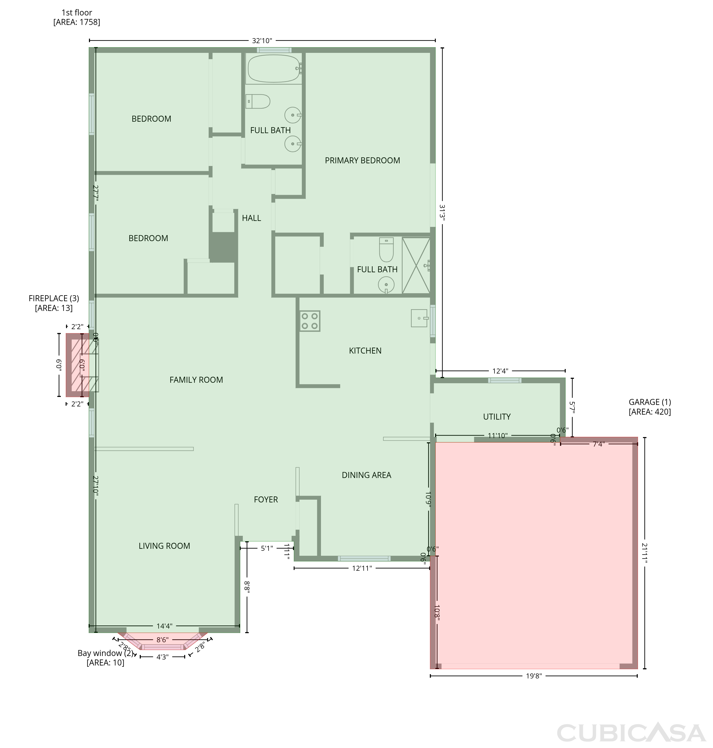 Main Floor of 1229 Kirby St NE, Albuquerque, NM