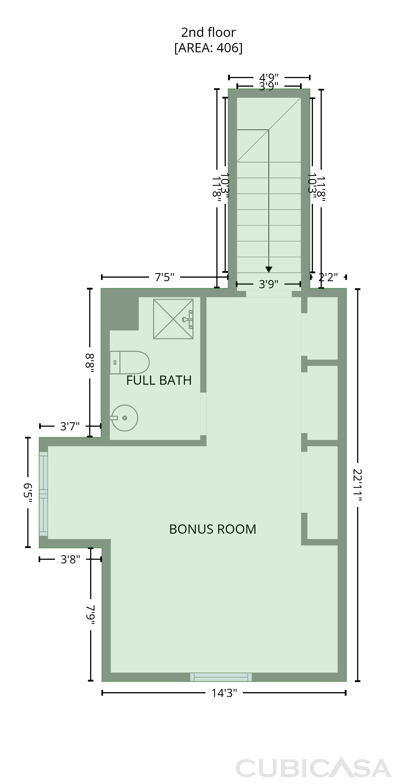 Second Floor of 5309 Lancelot Dr, Charlotte, NC