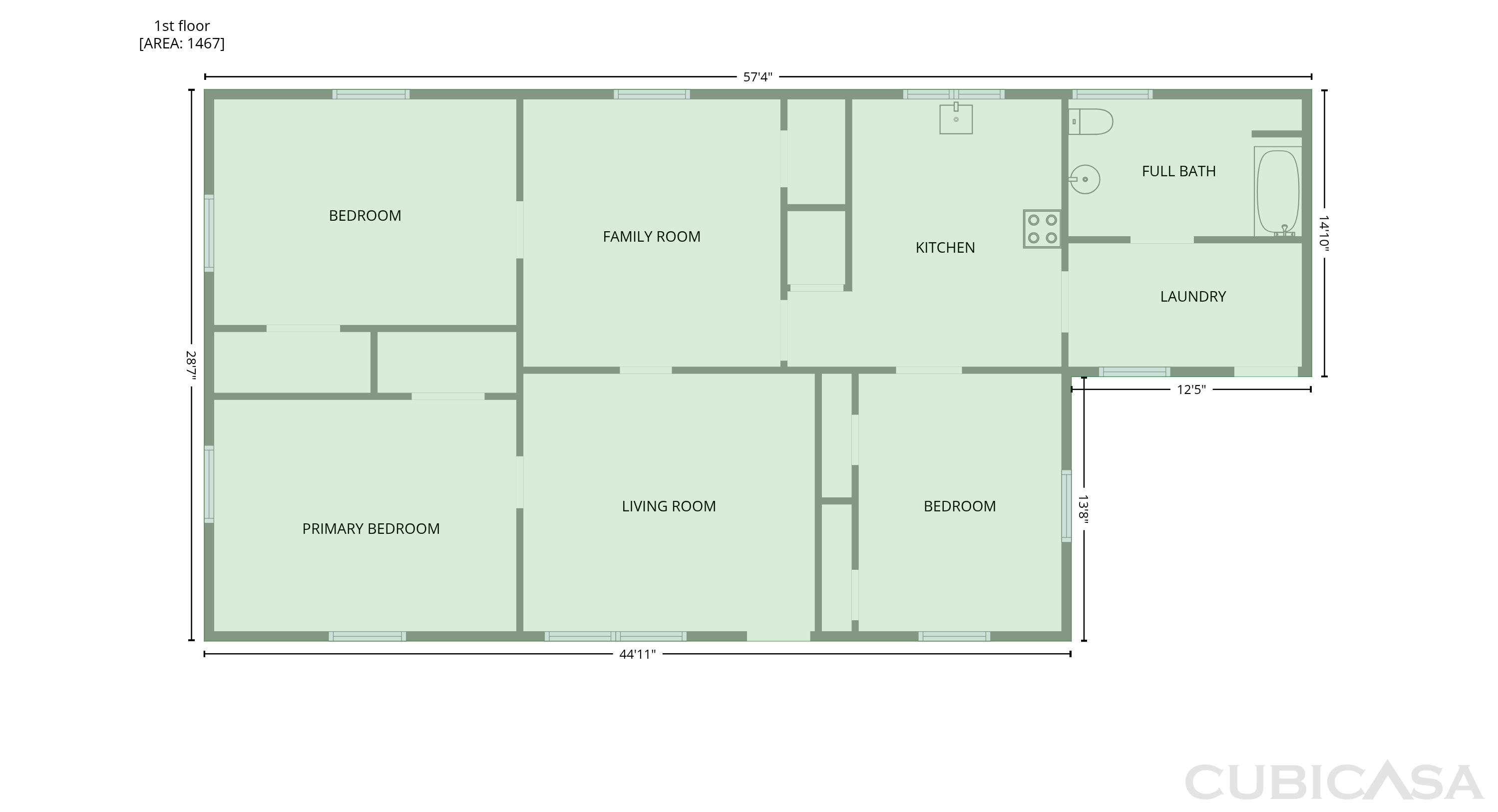 Main Floor of 1001 Allison Dr, Shelby, NC