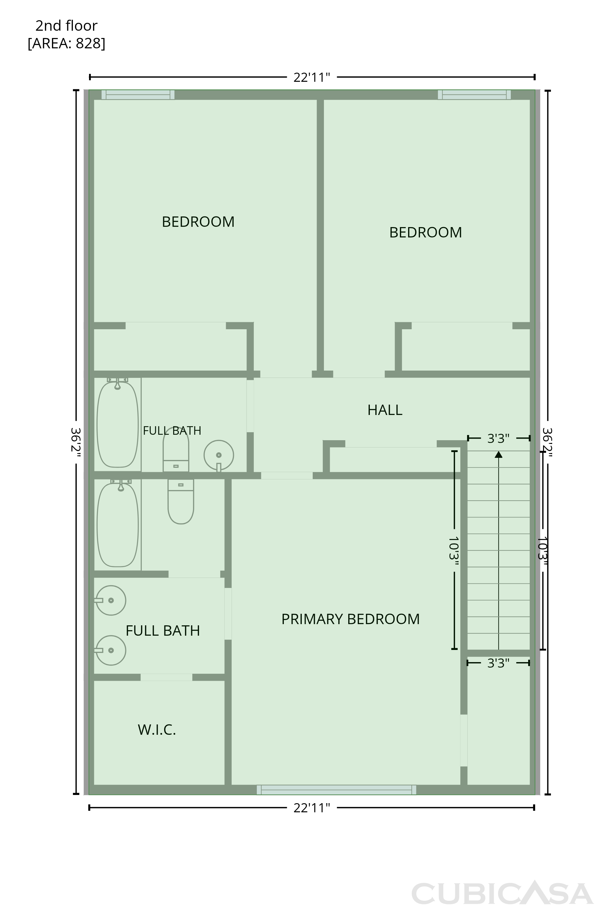 Third Floor of 6305 Windsor Trace Dr, Peachtree Corners, GA