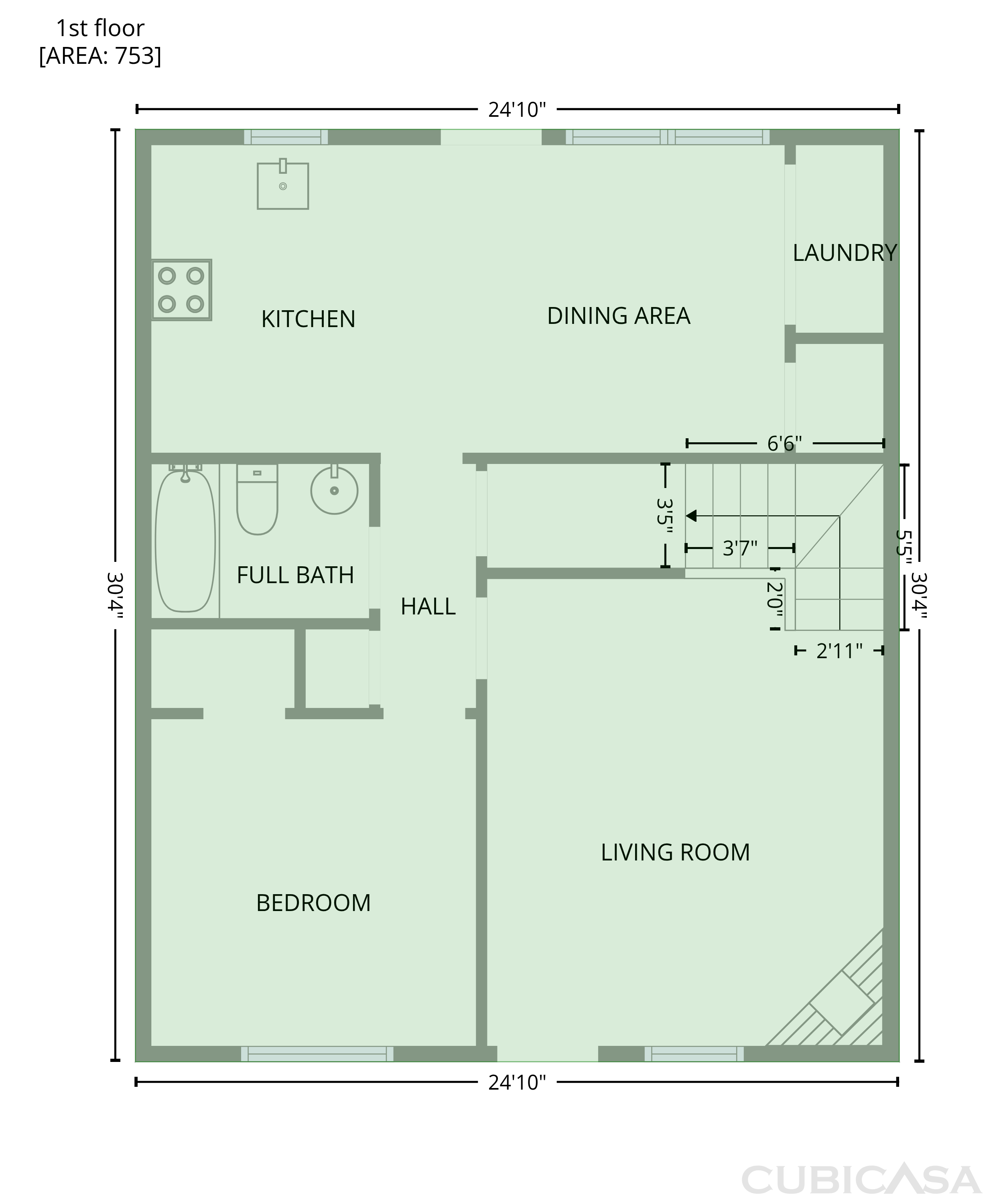 Main Floor of 9445 Sleepy Hollow Ln, Jonesboro, GA