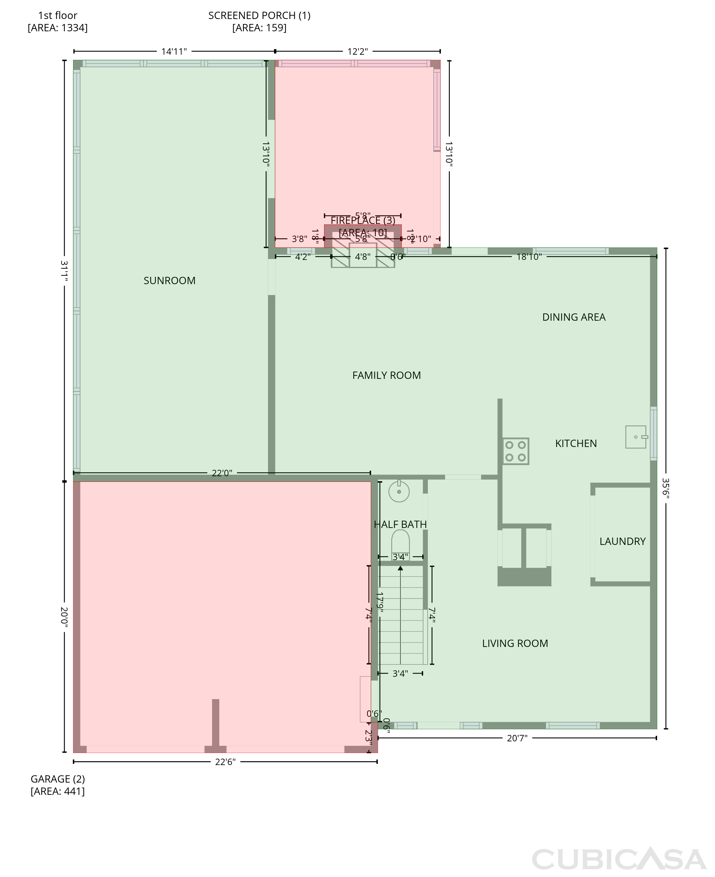 Main Floor of 2976 Claymille Blvd, Nashville, TN