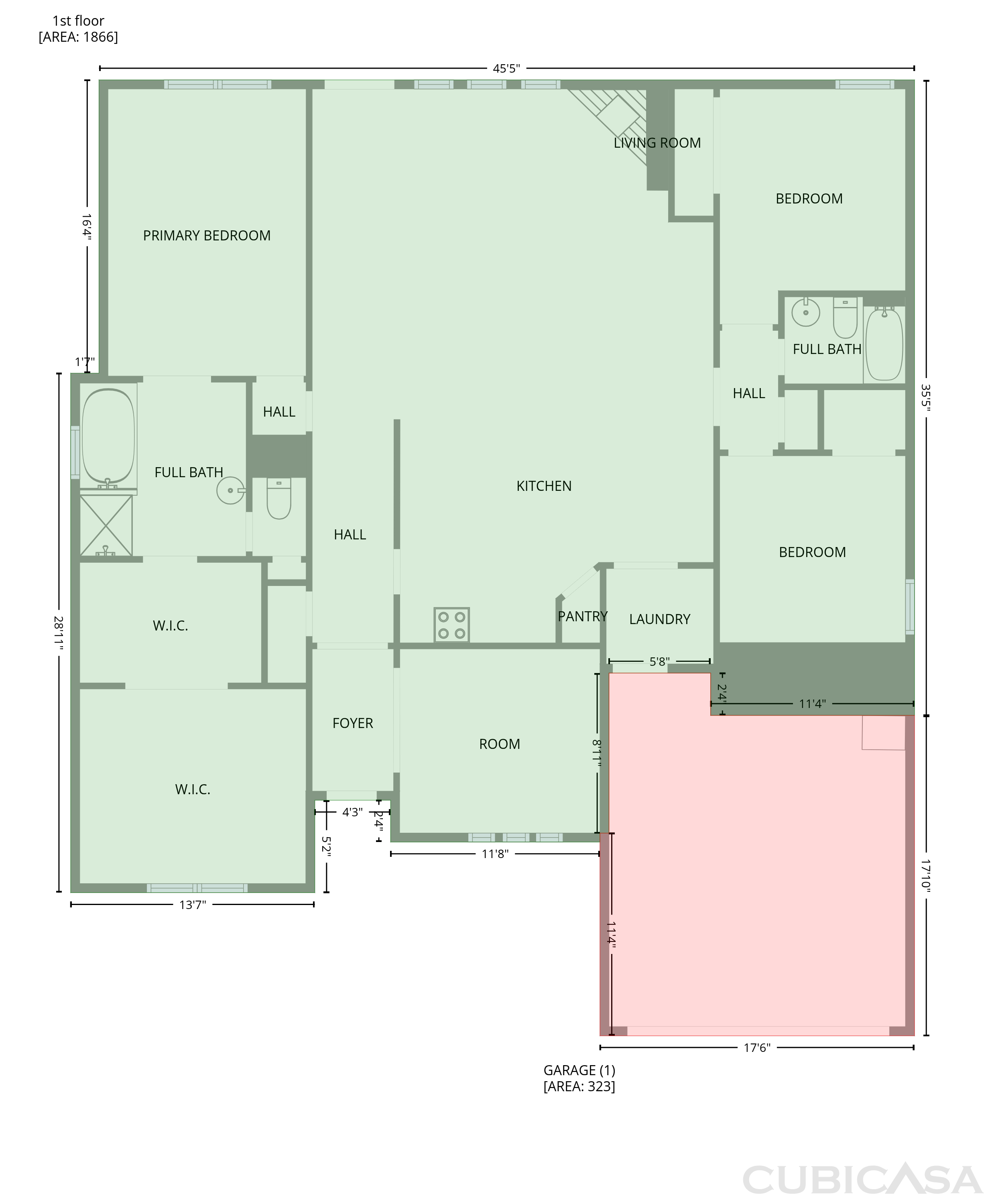 Main Floor of 3717 Dutch Iris Ln, Forest Hill, TX