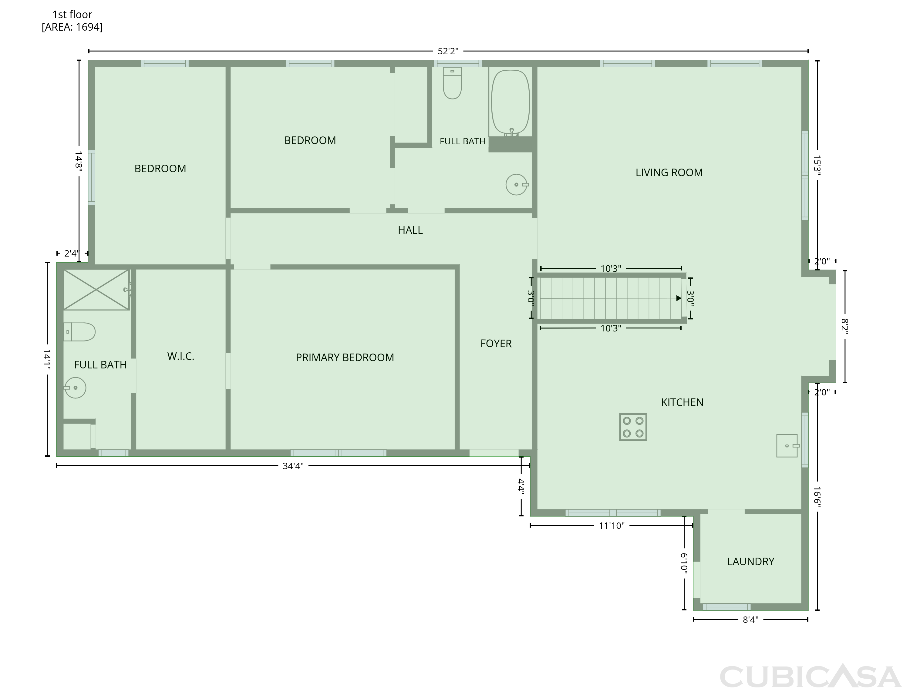 Second Floor of 2674 Skylane Dr, Marietta, GA