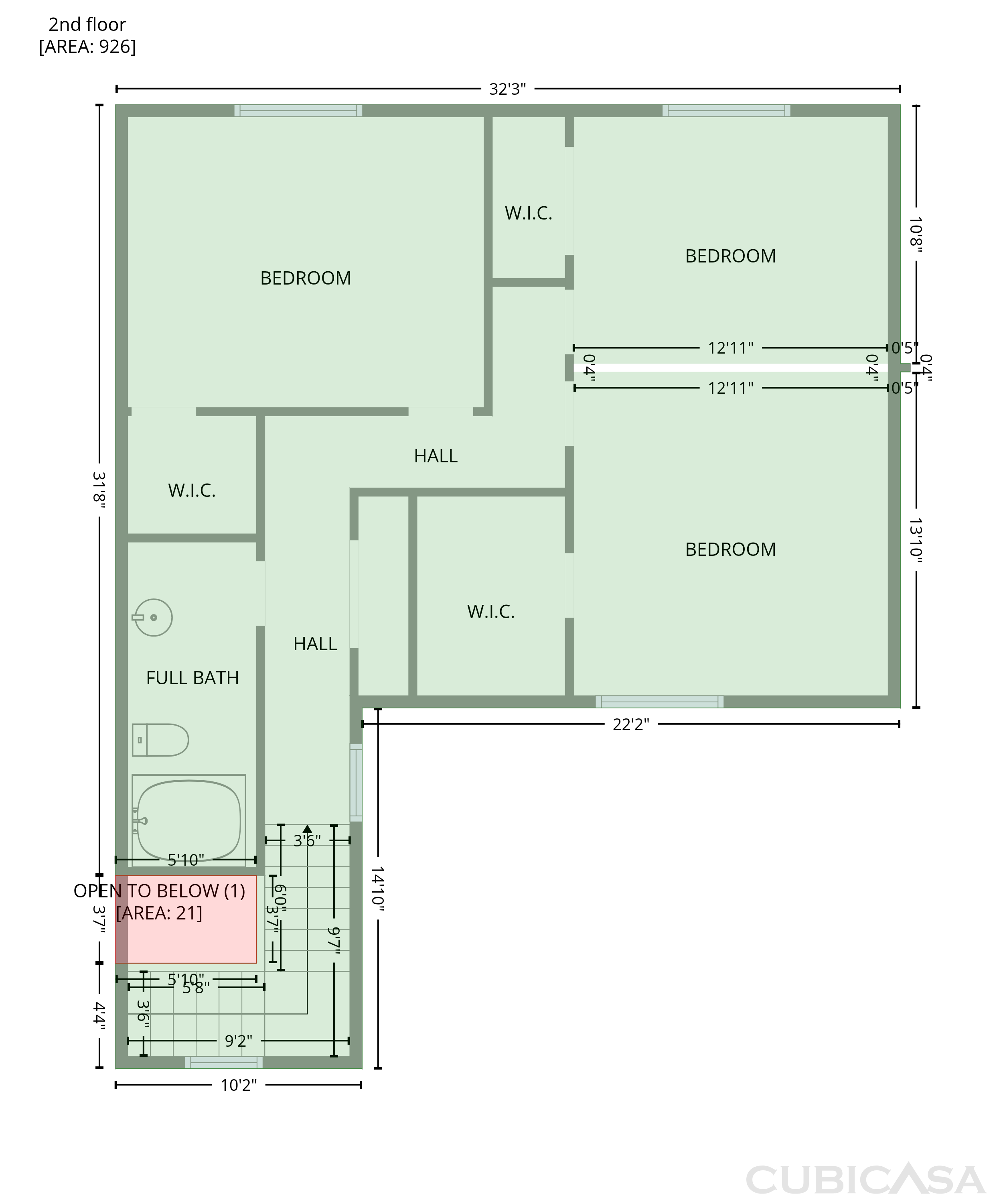 Second Floor of 6041 King Trl, Corpus Christi, TX