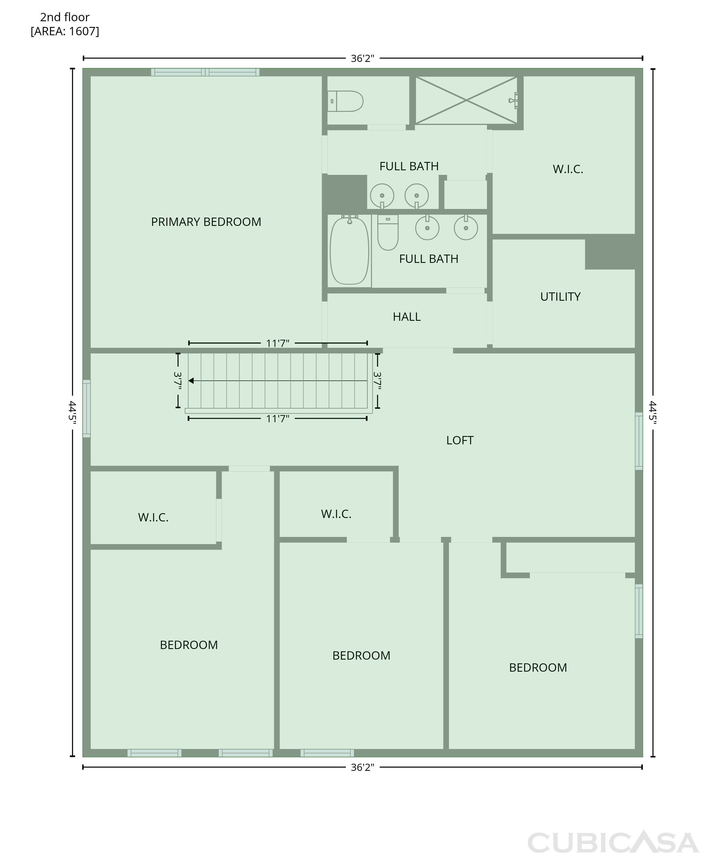 Second Floor of 2282 S Bingham Pl, New Palestine, IN