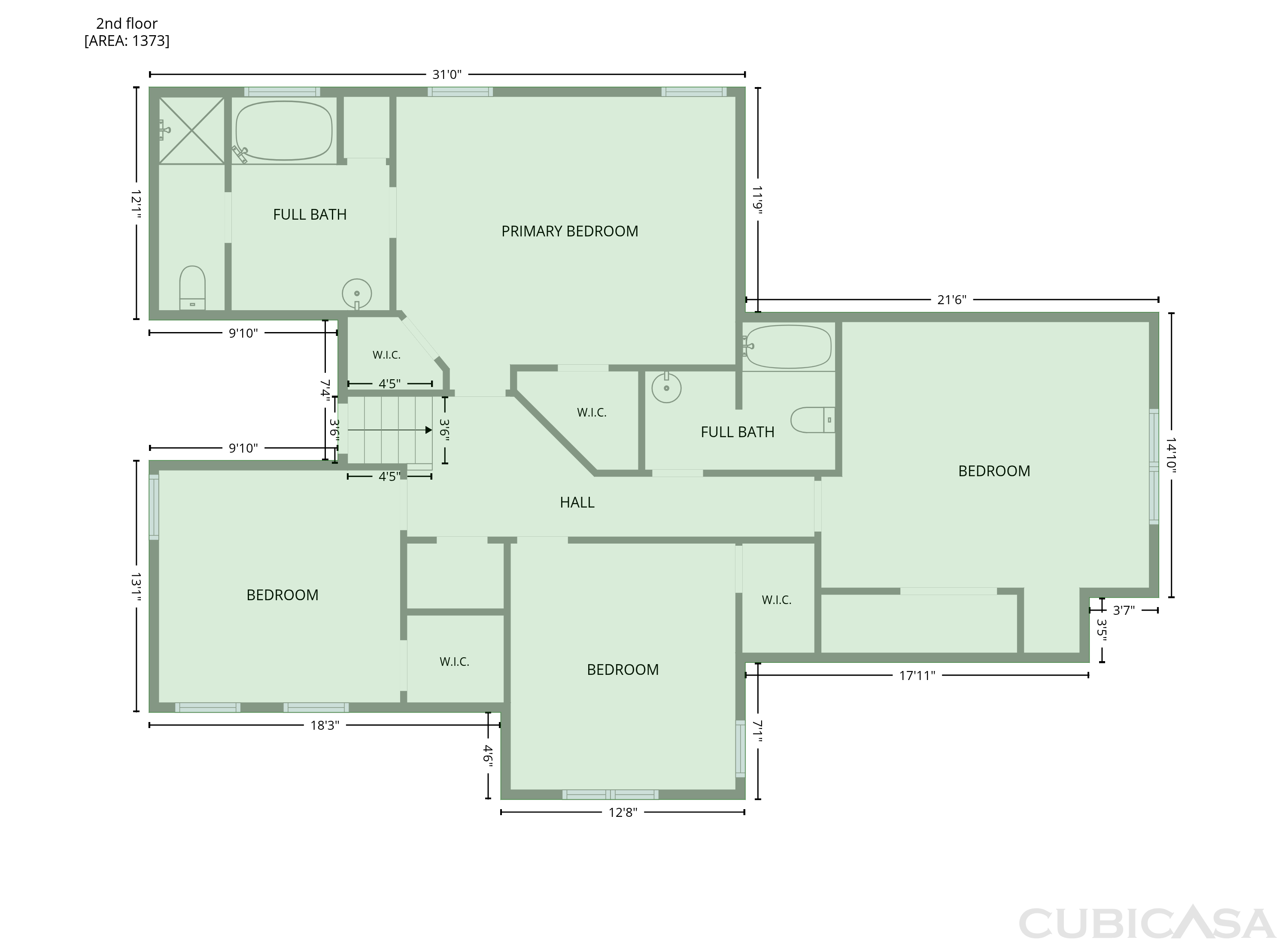 Second Floor of 193 Brackin Trce, Grayson, GA