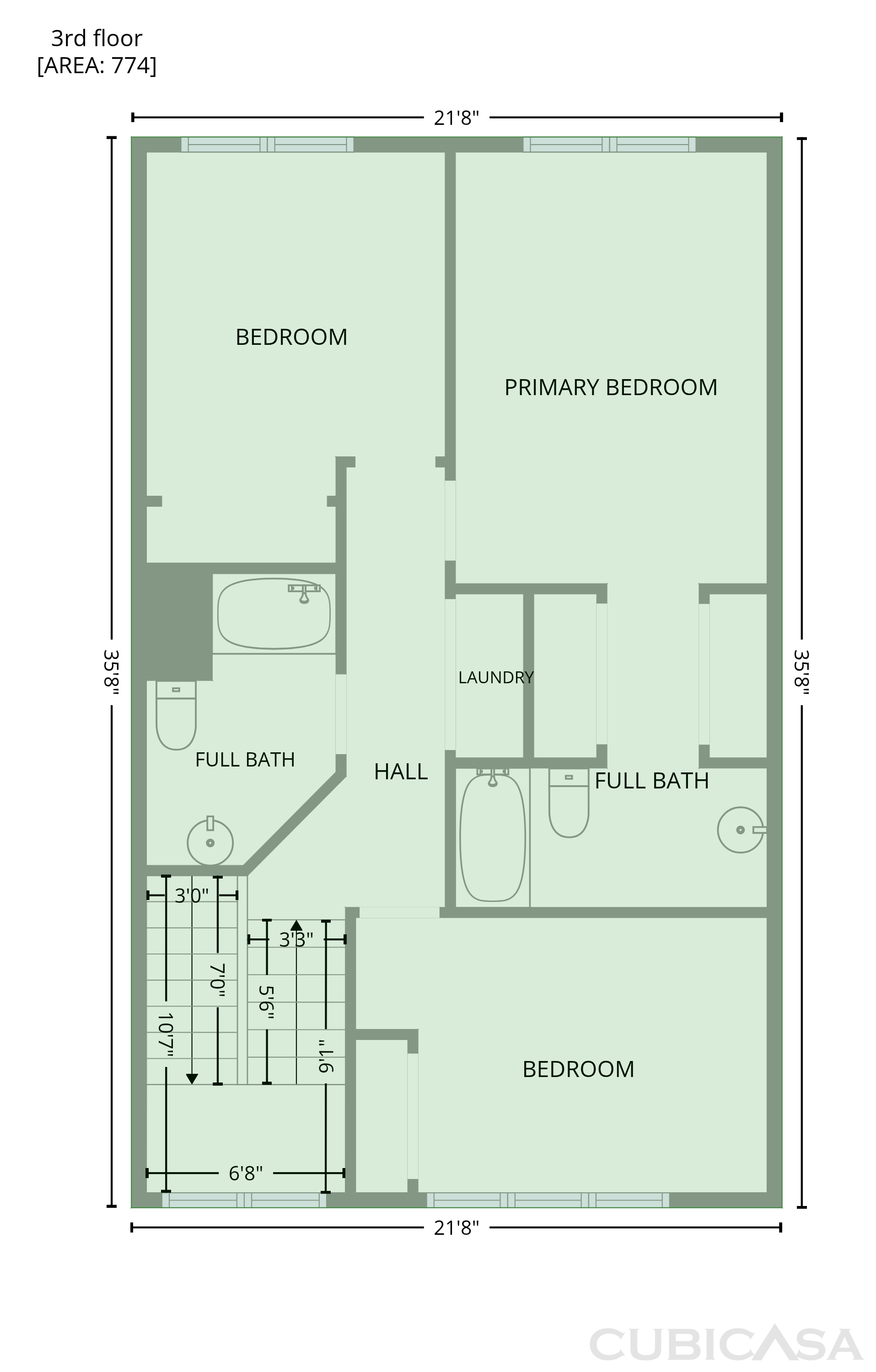 Third Floor of 19 Belmonte Ct SW, Atlanta, GA