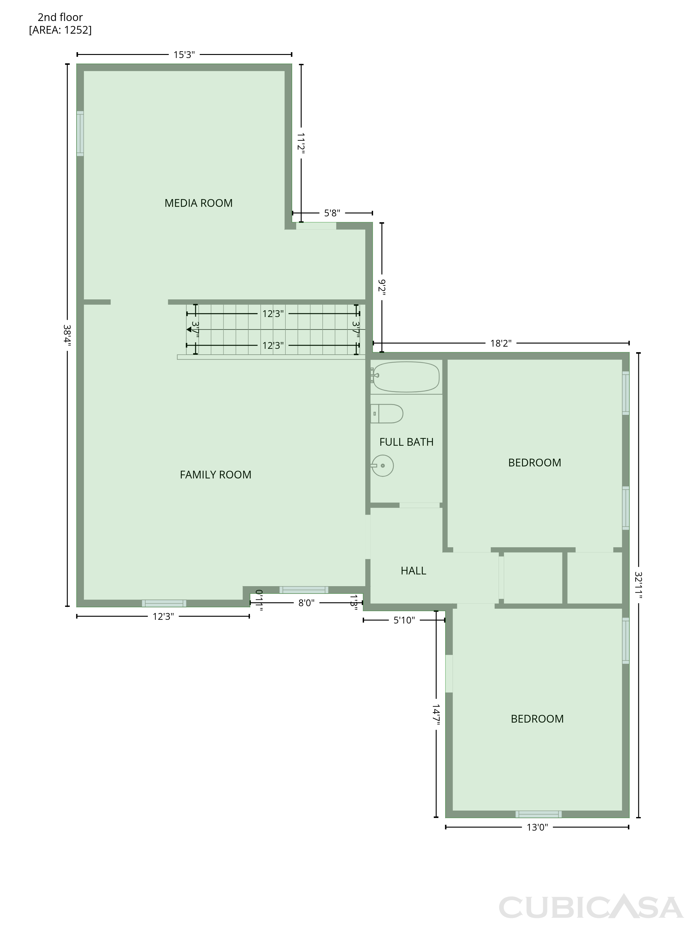 Second Floor of 1113 McClellan Ln, Nolensville, TN