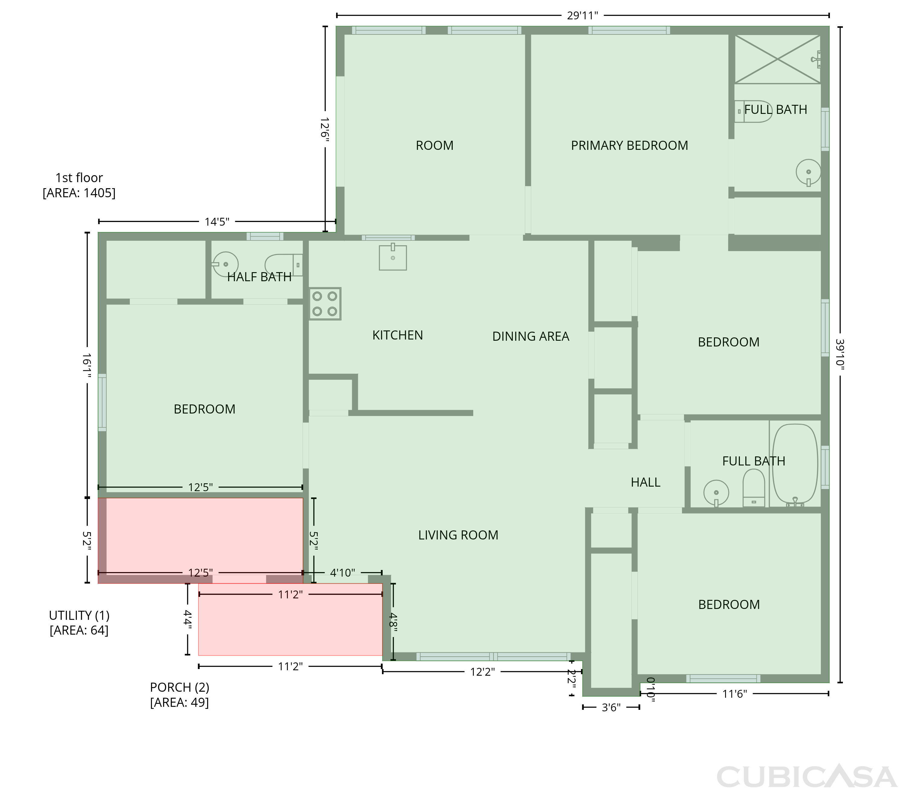 Main Floor of 722 Virginia Ln, Apopka, FL