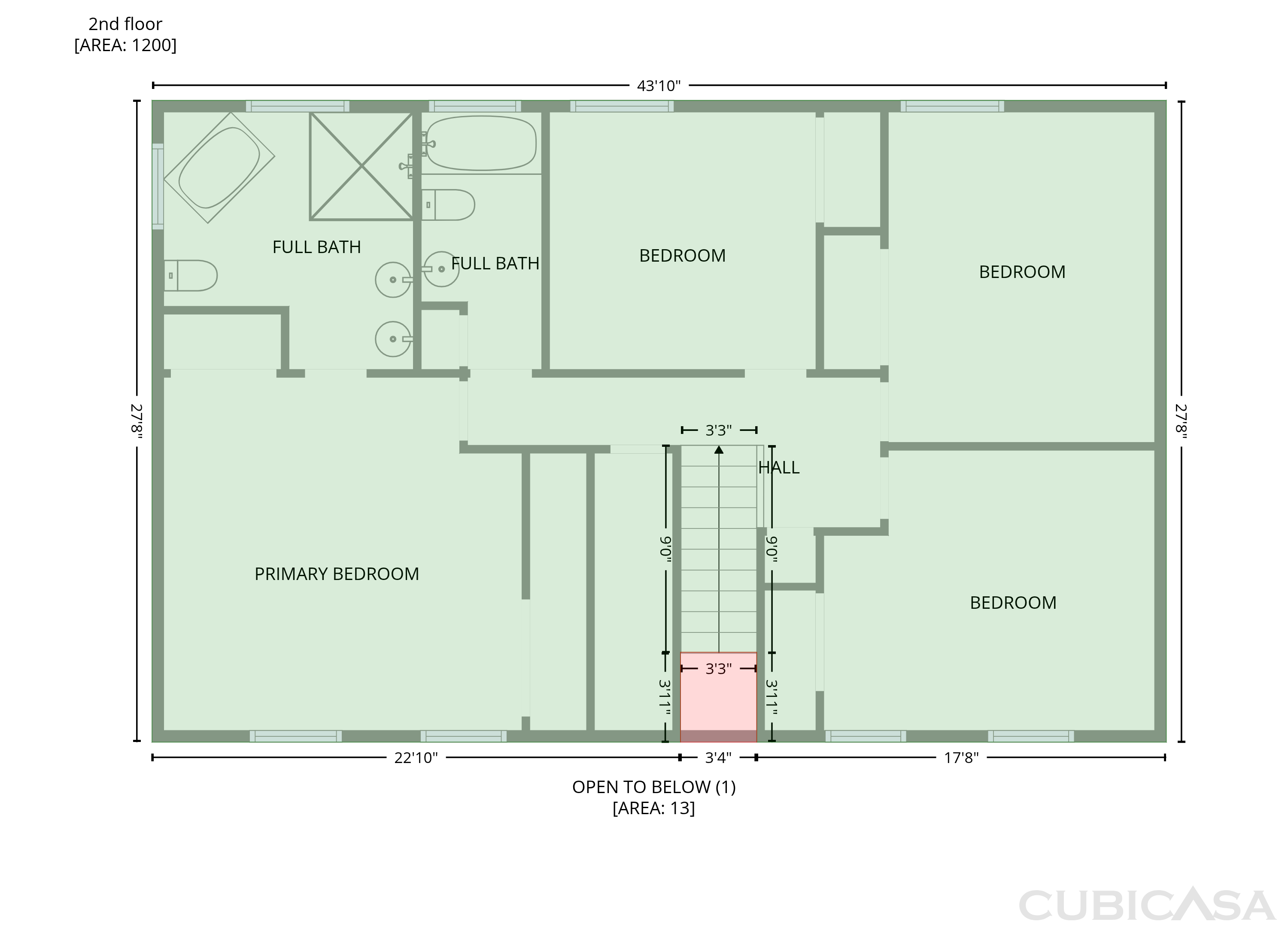 Third Floor of 1772 Huntingford Dr, Marietta, GA