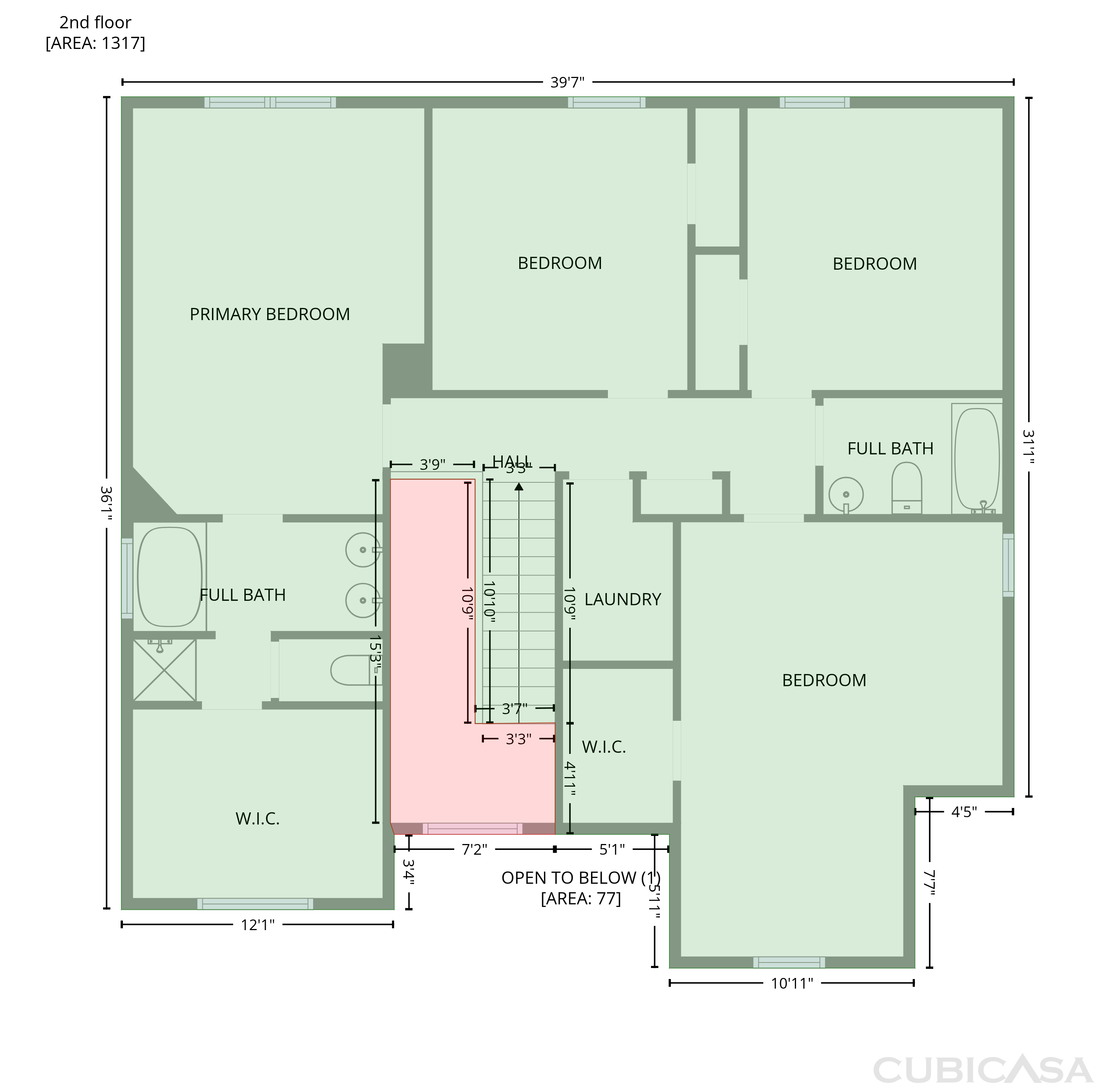 Second Floor of 1959 Trace Creek Dr, Waxhaw, NC