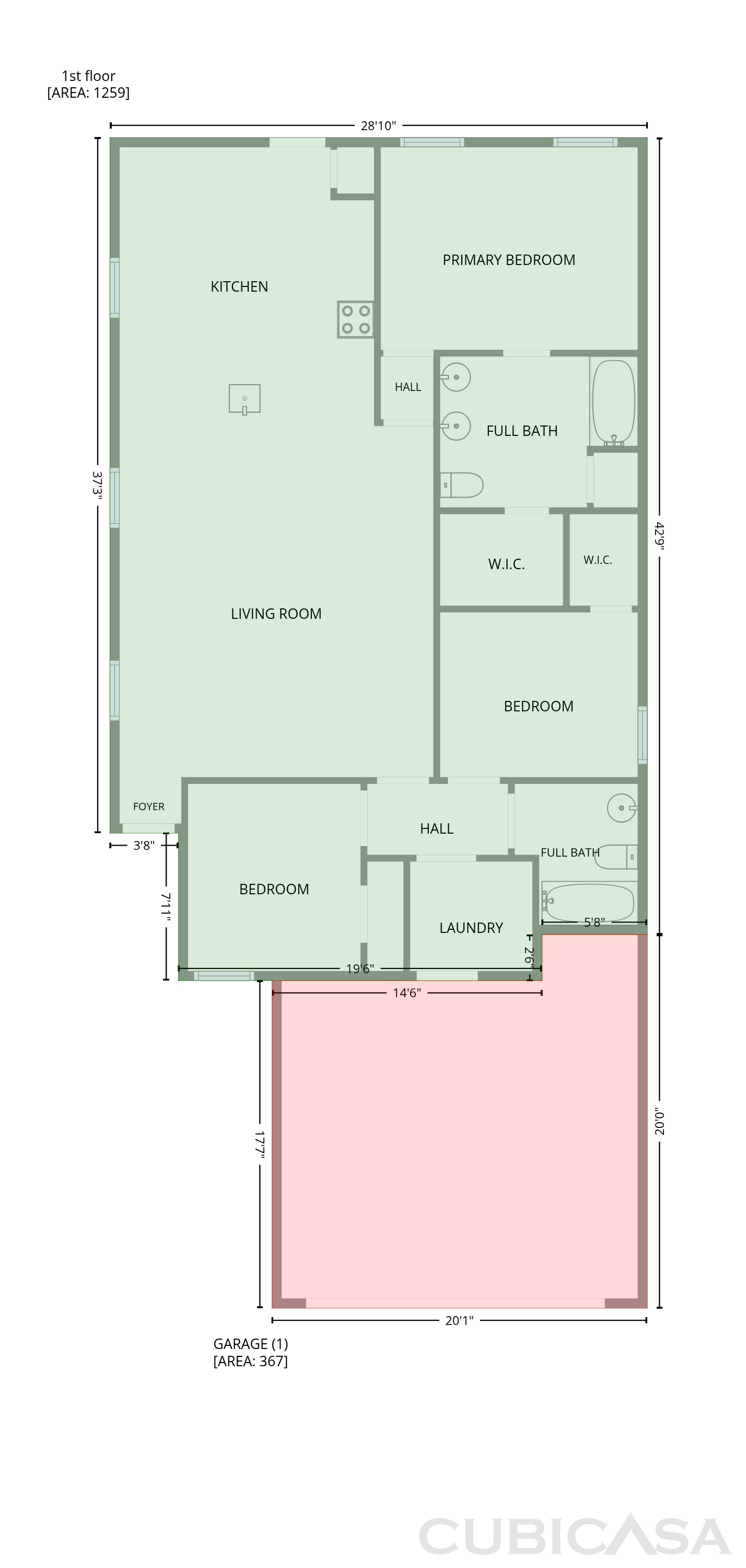 Main Floor of 6115 El Oro Dr, Houston, TX
