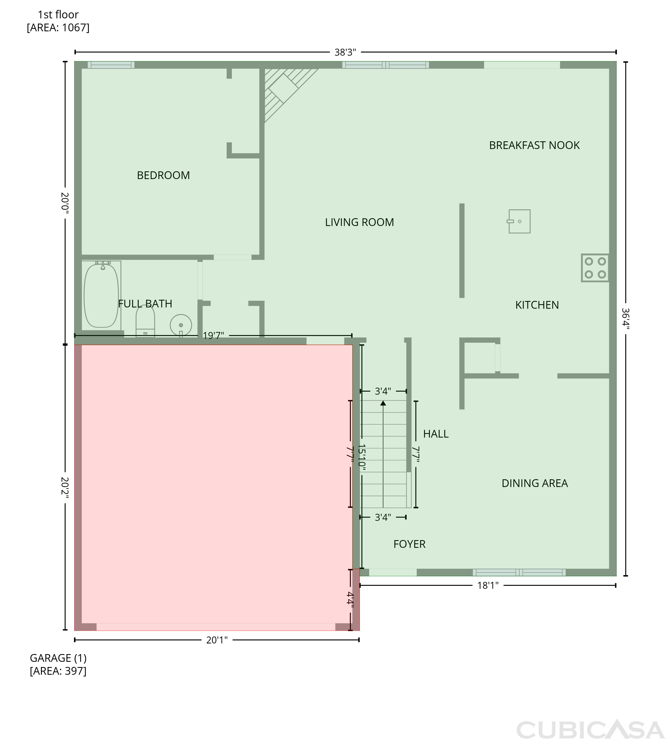 Main Floor of 1144 Campbell Ridge Dr, Elgin, SC