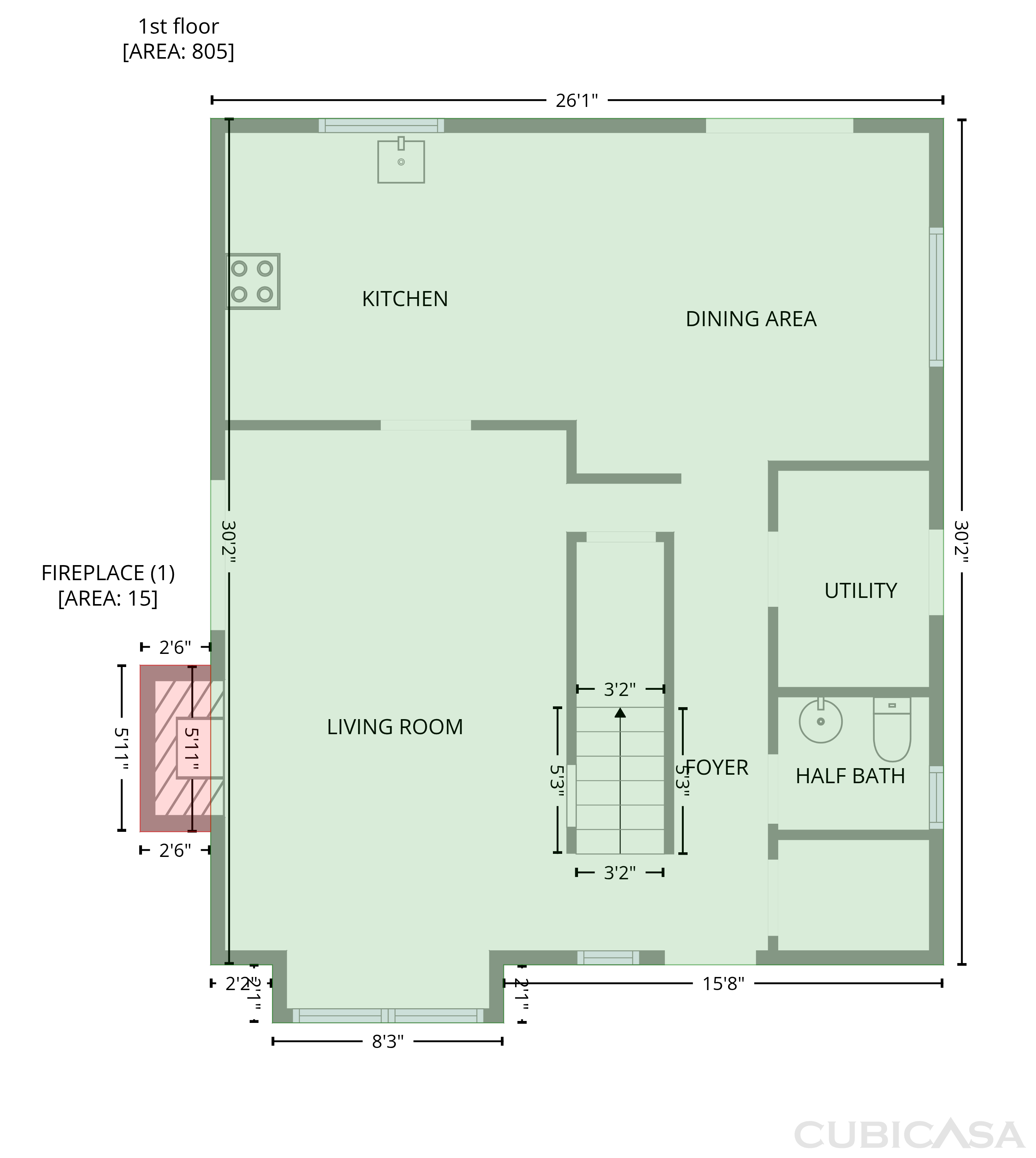 Main Floor of 21778 Ridge Dr, Cedarpines Park, CA