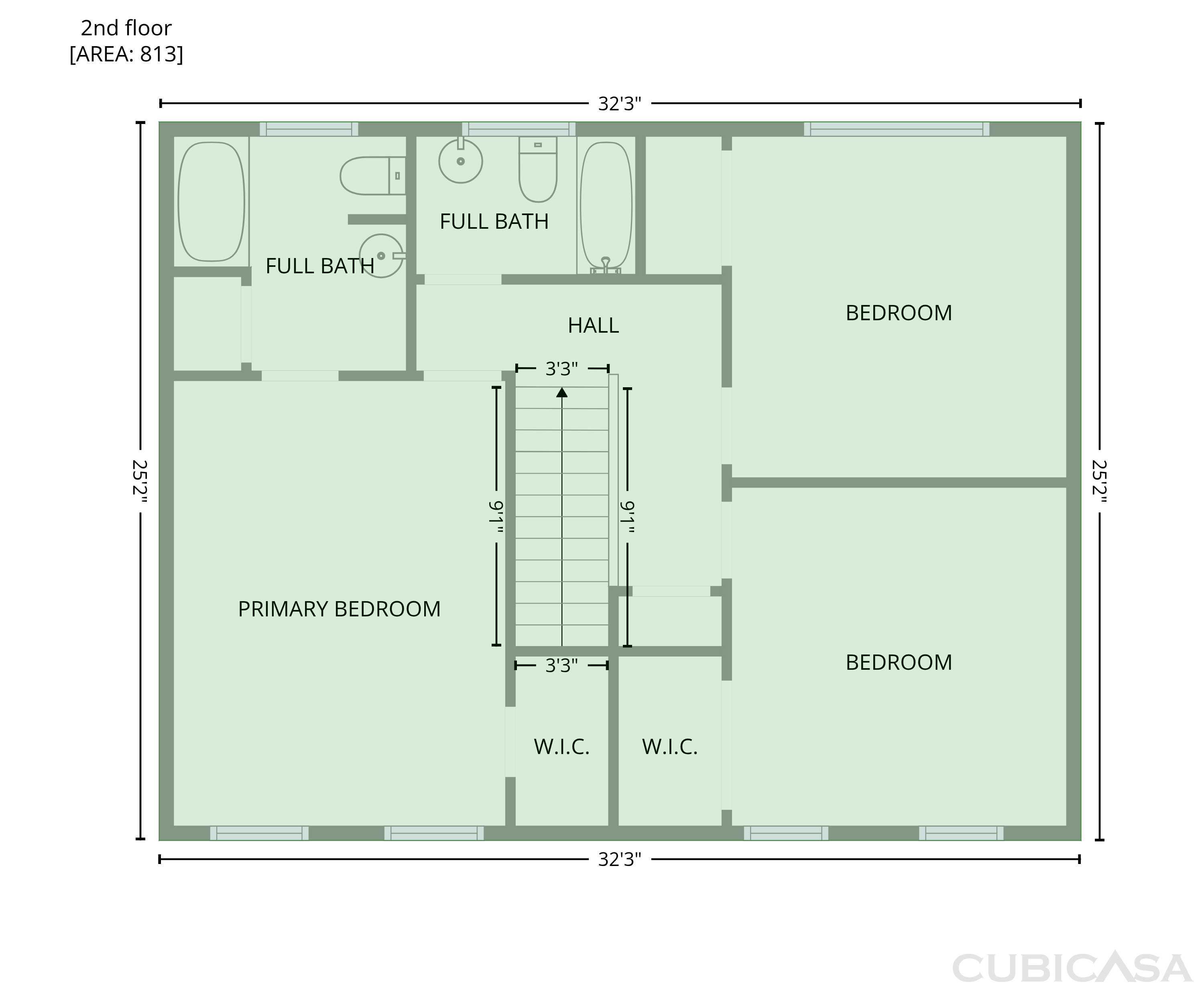 Second Floor of 4 Willowood Dr, Spartanburg, SC