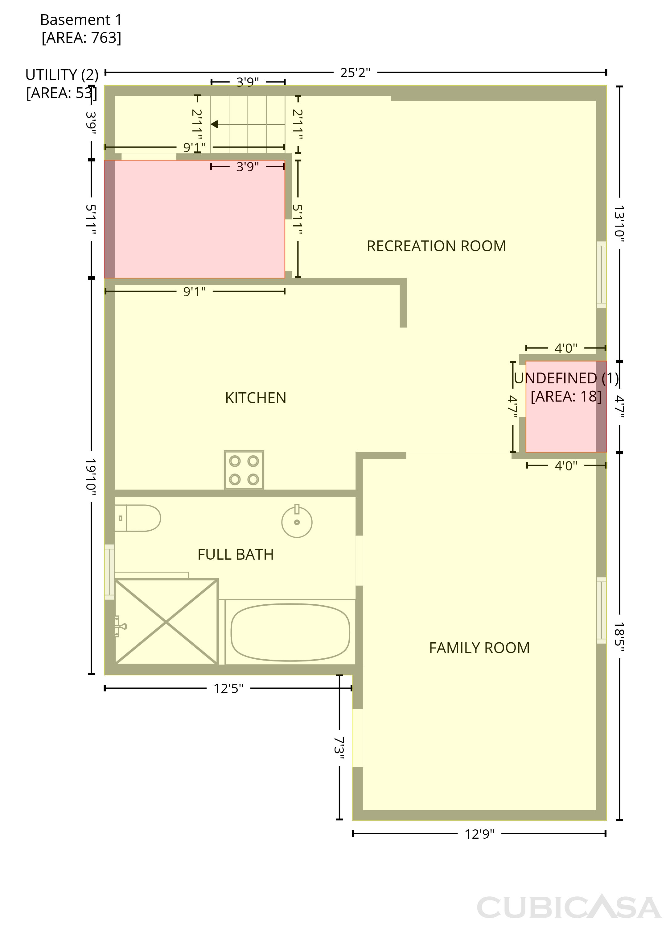 Main Floor of 916 Longfellow Ave, Royal Oak, MI